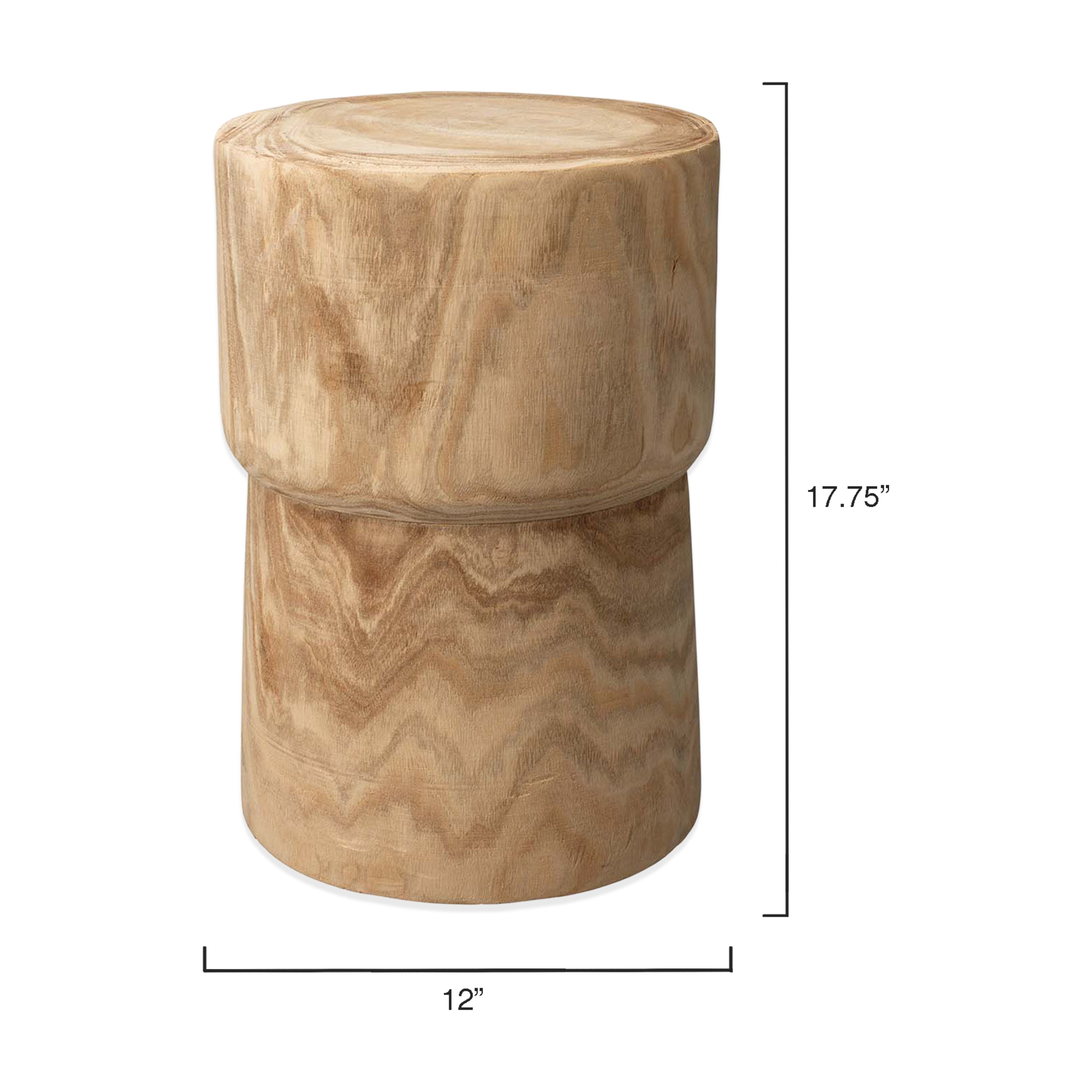 Yucca Wood Side Table by Jamie Young