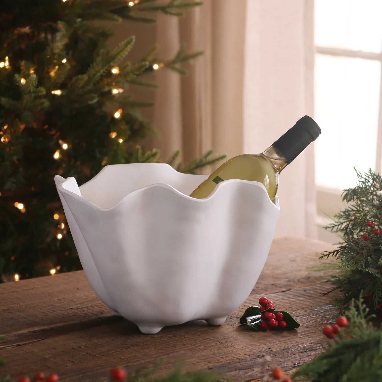 VIDA Nube Ice Bucket – White by Beatriz Ball