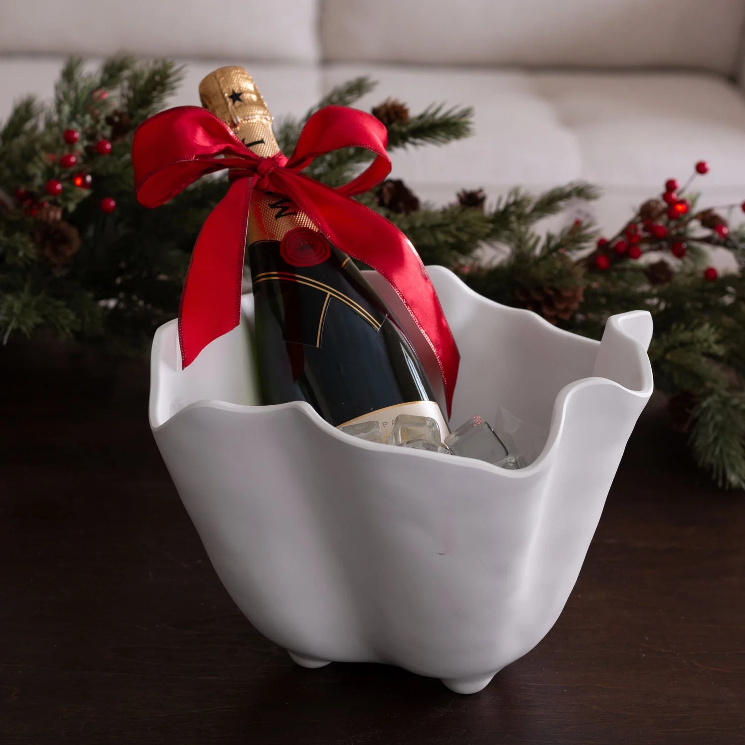 VIDA Nube Ice Bucket – White by Beatriz Ball