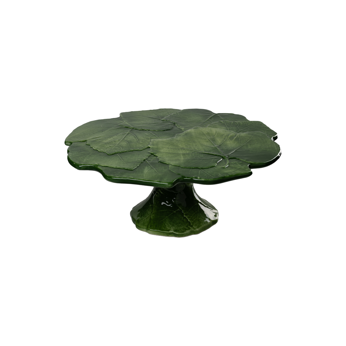 Compagnia Green Cake Plate Small by Abigails