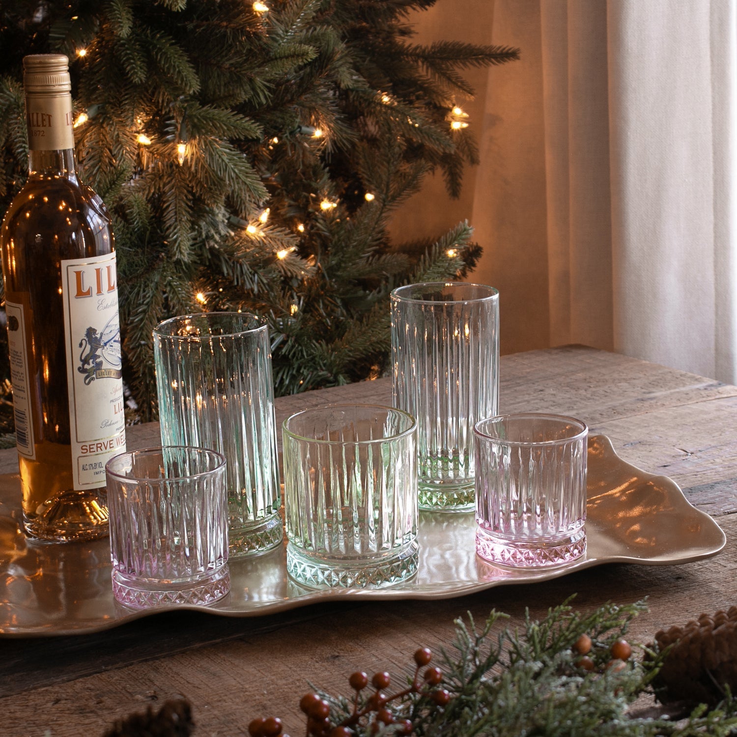 Aquarelle Double Old Fashioned Glass by Beatriz Ball