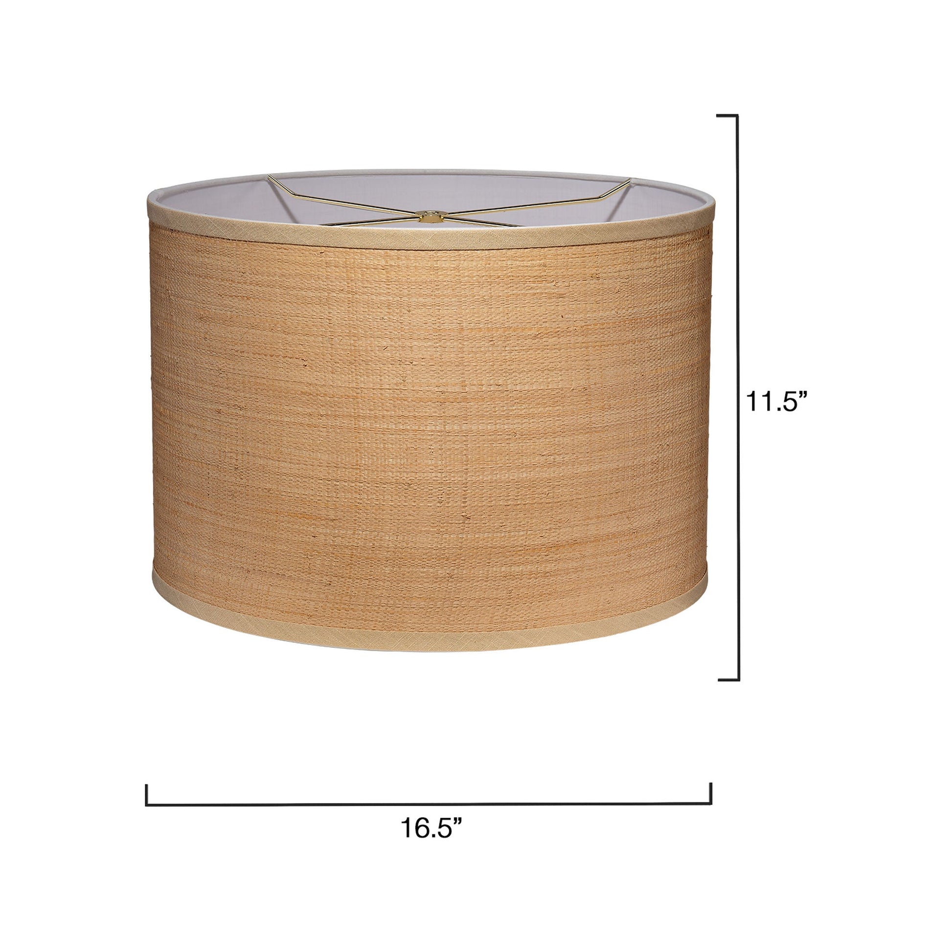 Drum Raffia Shade, Classic by Jamie Young