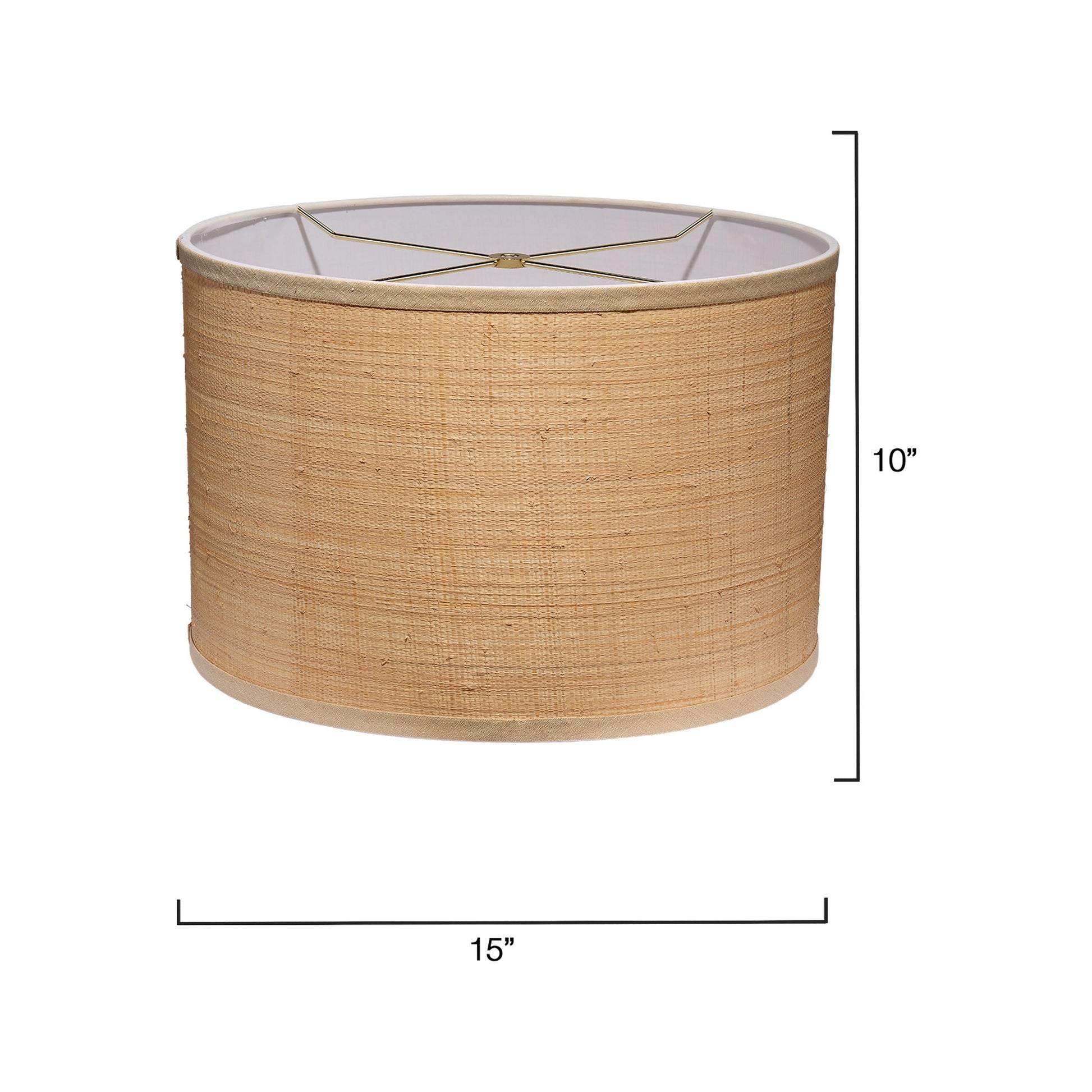 Drum Raffia Shade, Medium by Jamie Young