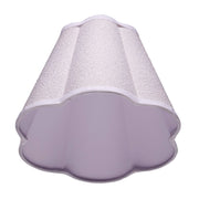 Scalloped 100% White Polyester Shade, Small by Jamie Young