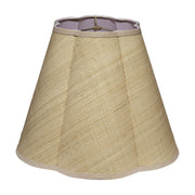 Scalloped Raffia Lamp Shade, Large by Jamie Young