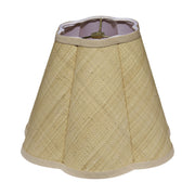 Scalloped Raffia Lamp Shade, Small by Jamie Young