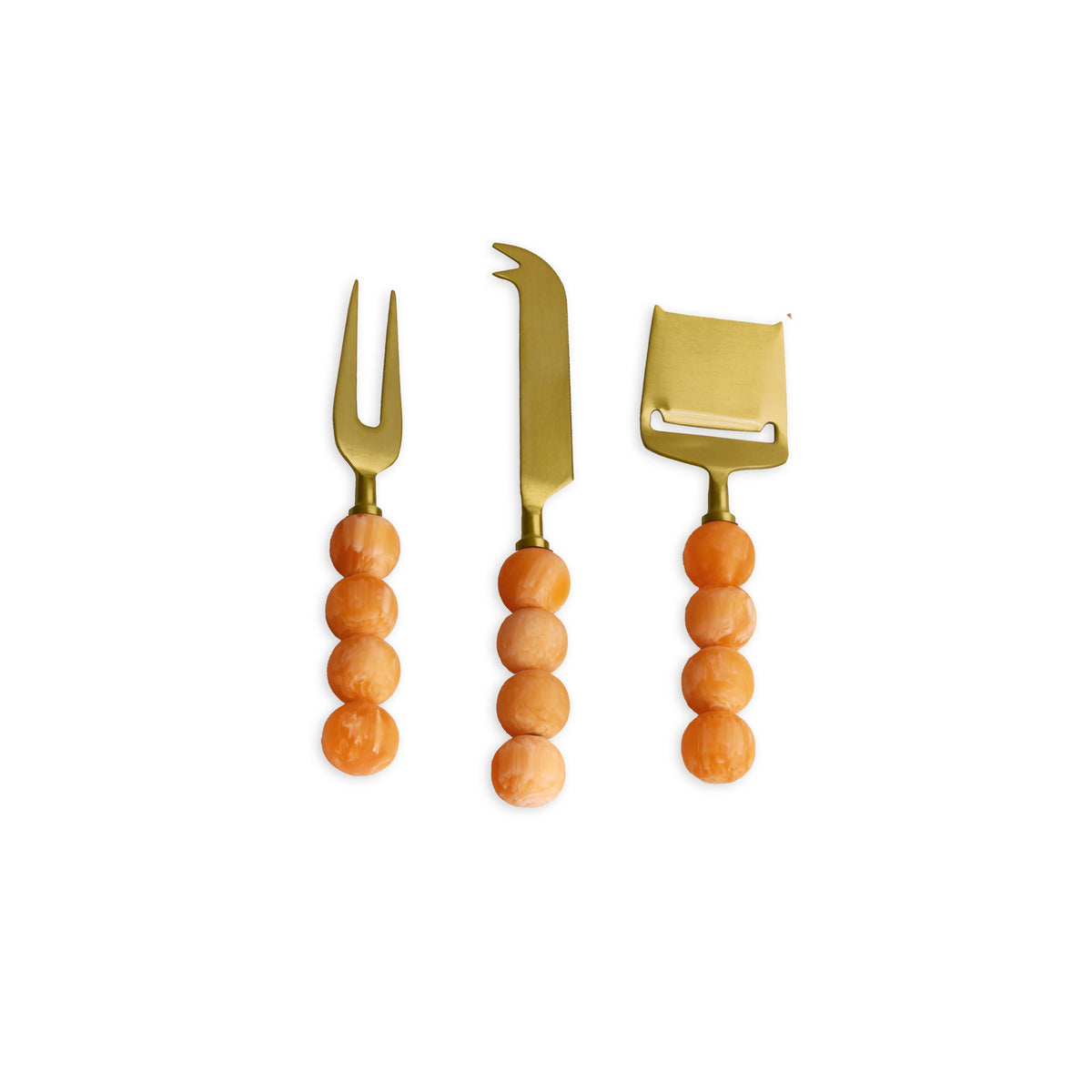 RESIN Sorbet Cheese Set of 3 | Beatriz Ball Tangerine by Beatriz Ball