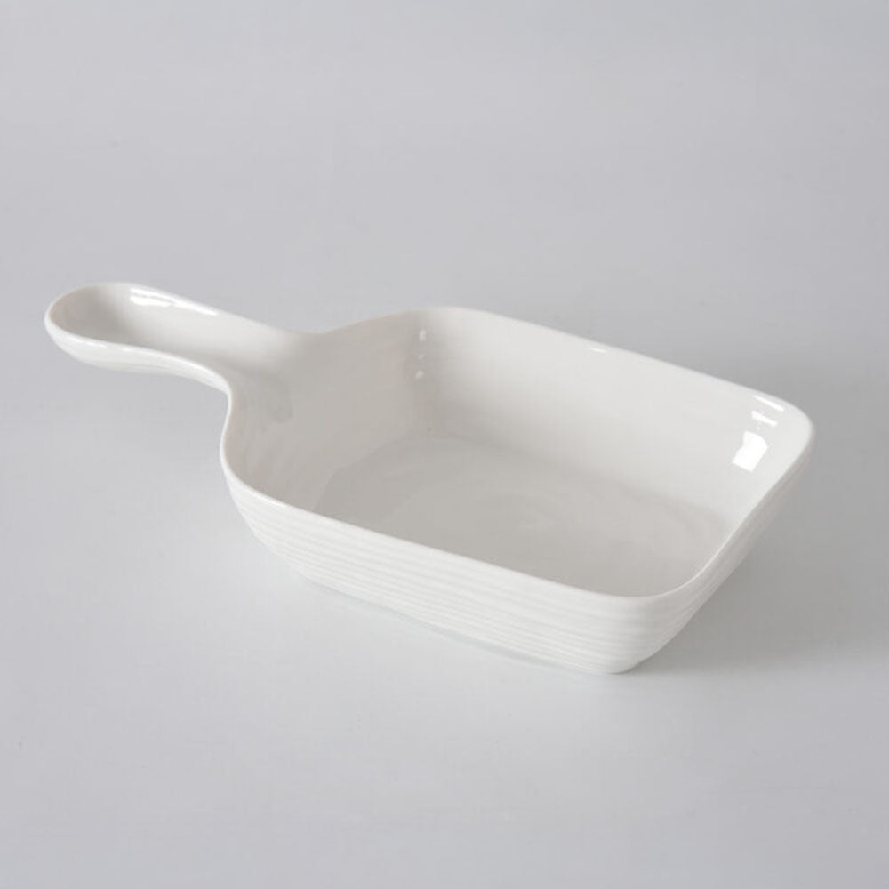 Le Blanc Serving Dish with Handle | Pampa Bay by Pampa Bay