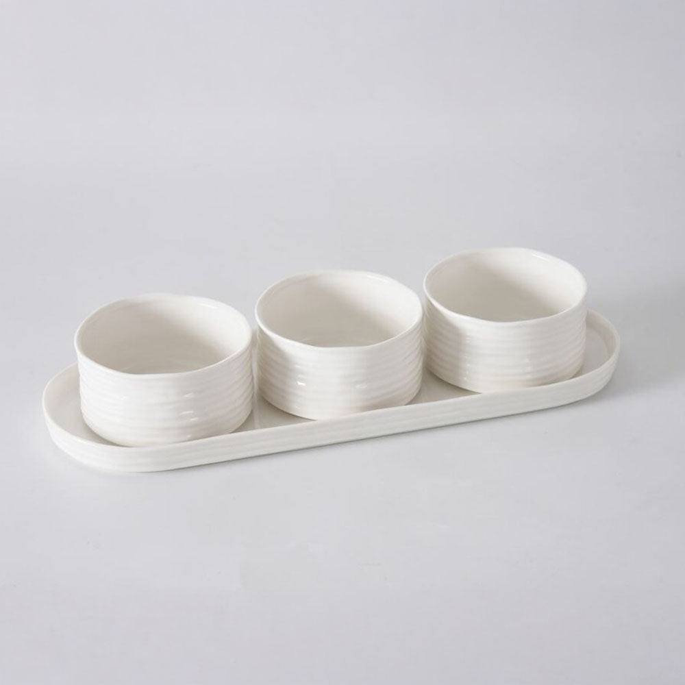 Le Blanc Entertaining Set, 4 Piece | Pampa Bay by Pampa Bay