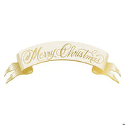 Merry Christmas Banner Table Accent, Set of 12 | Hester & Cook