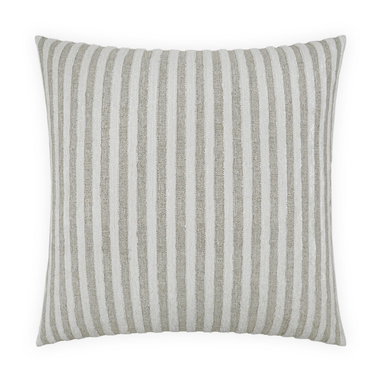 Limits Stripe Square Pillow – White | D.V. KAP Home by DV KAP Home