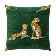 Big Iris Pillow - Emerald by DV KAP Home