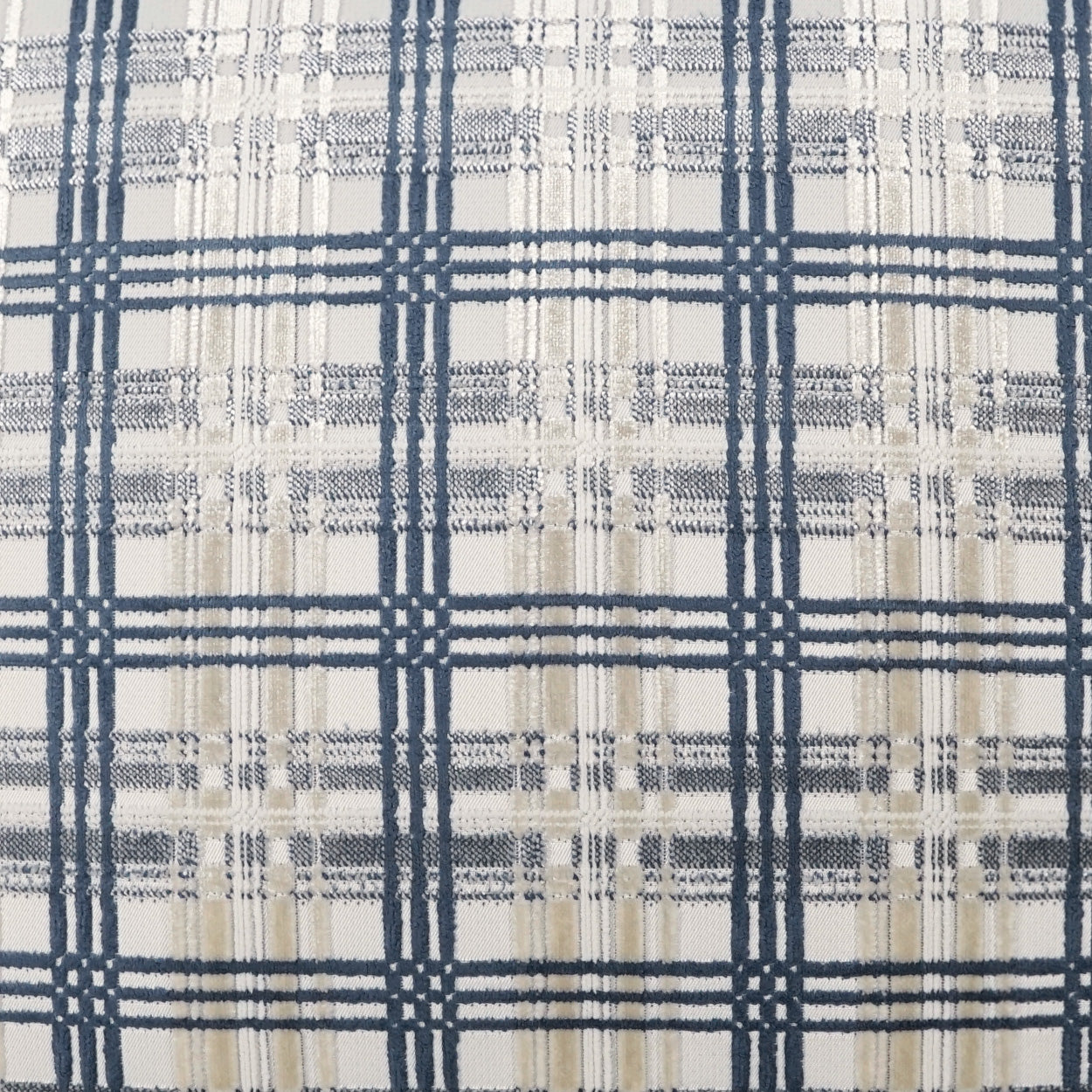 Cotati Cut Velvet Square Pillow – Blue | D.V. KAP Home by DV KAP Home