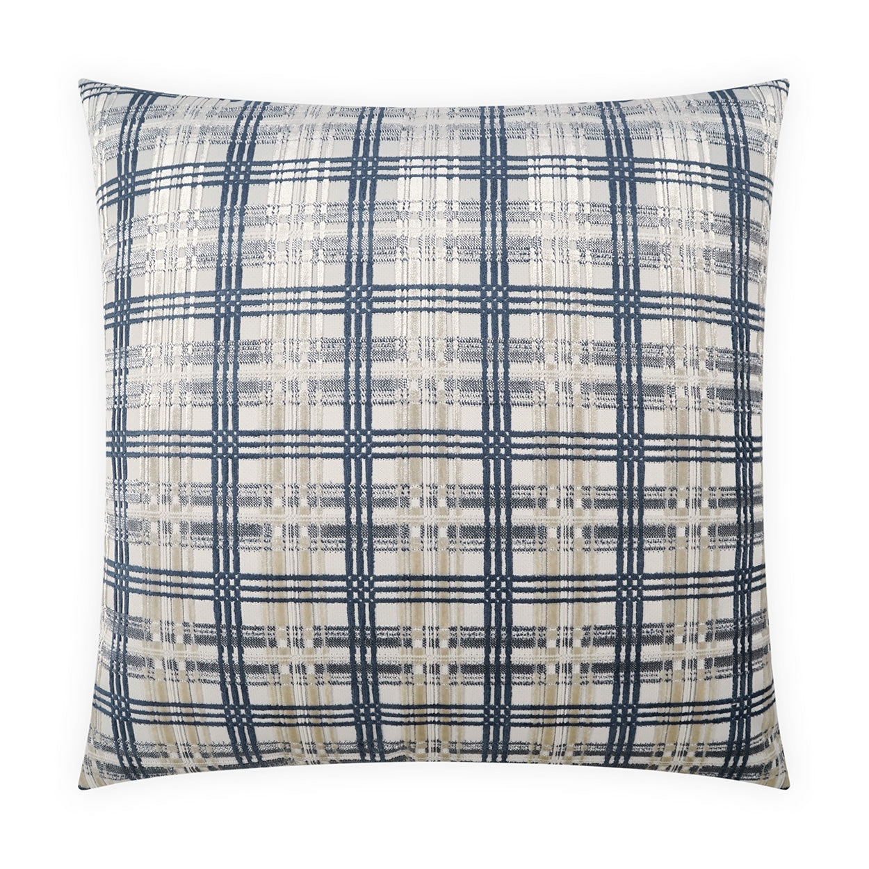 Cotati Cut Velvet Square Pillow – Blue | D.V. KAP Home by DV KAP Home