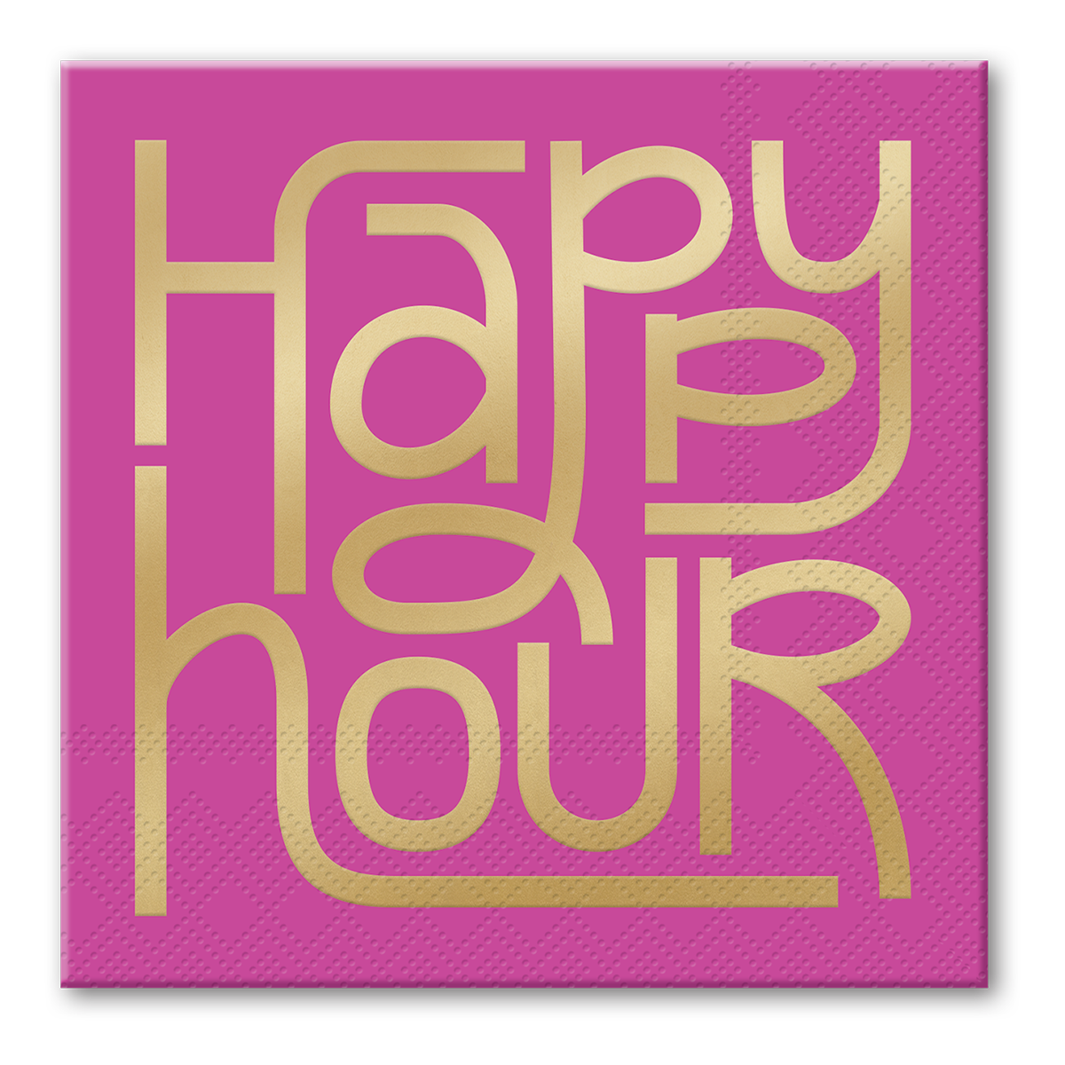 HAPPY HOUR NAPKIN BEVERAGE FOIL by Punch Studio