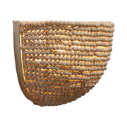 Barnacle 1-Light Beaded Demi Lune Wall Sconce by Jamie Young