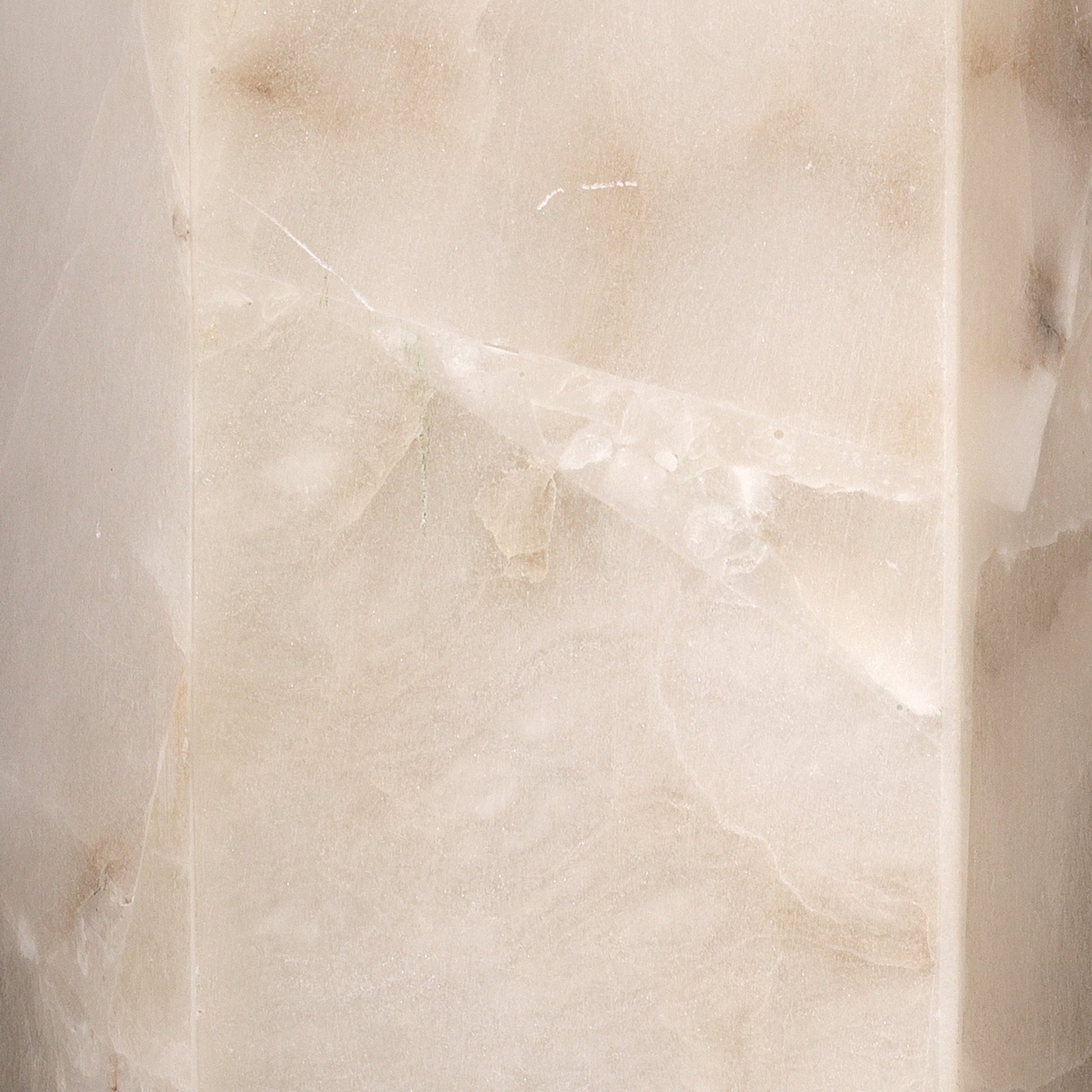 Borealis 1-Light Alabaster Hexagon Wall Sconce by Jamie Young