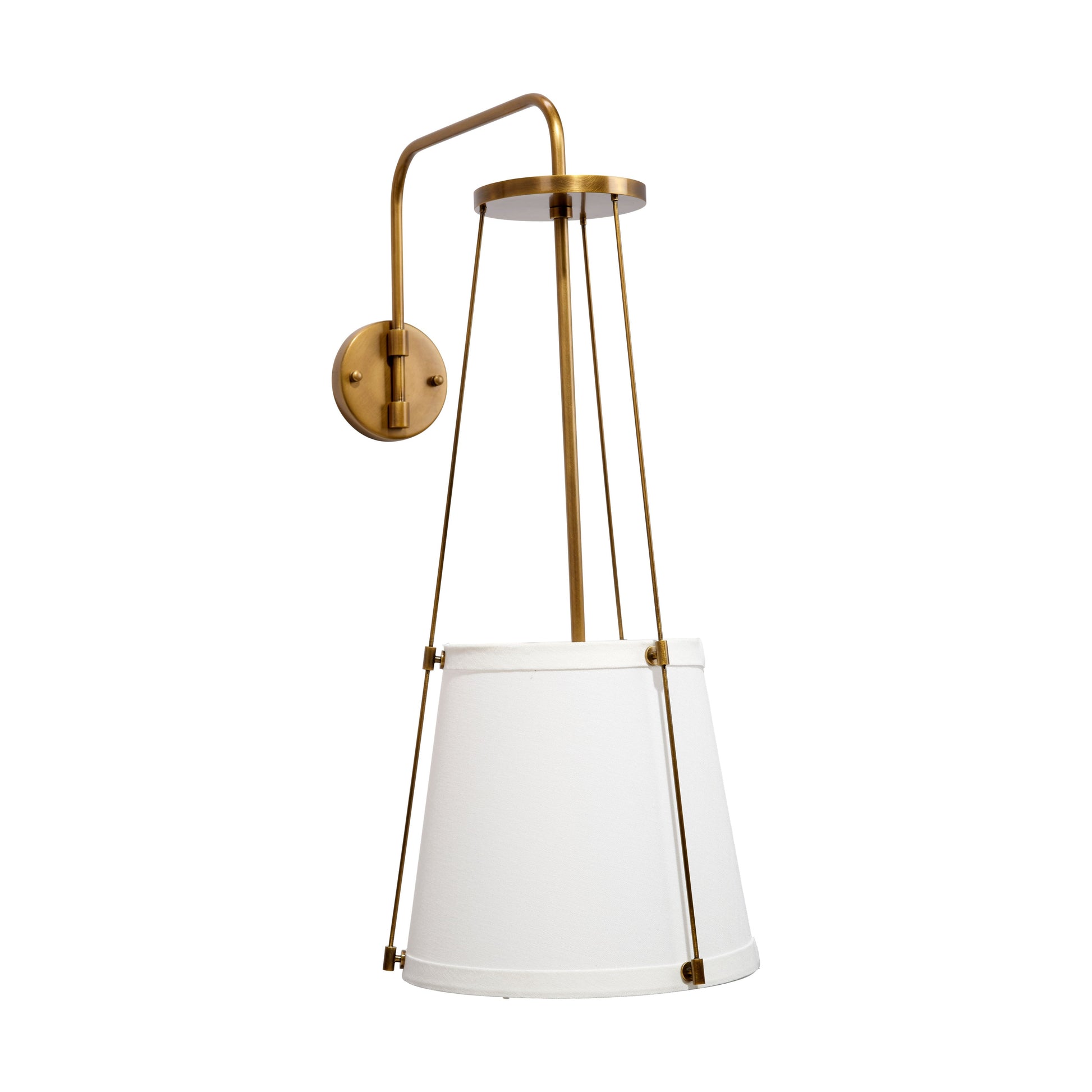 California 1-Light Wall Sconce Brass by Jamie Young