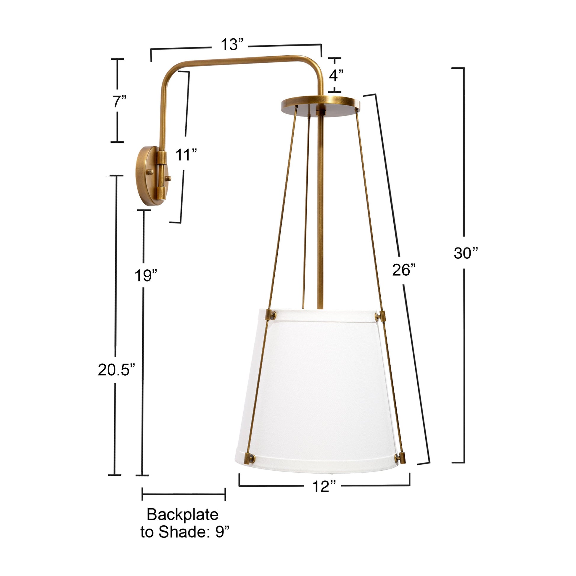 California 1-Light Wall Sconce by Jamie Young