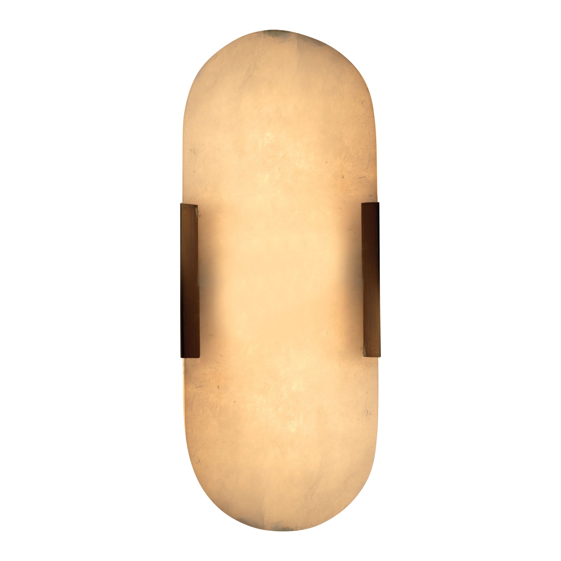 Delphi 2-Light Alabaster Wall Sconce by Jamie Young