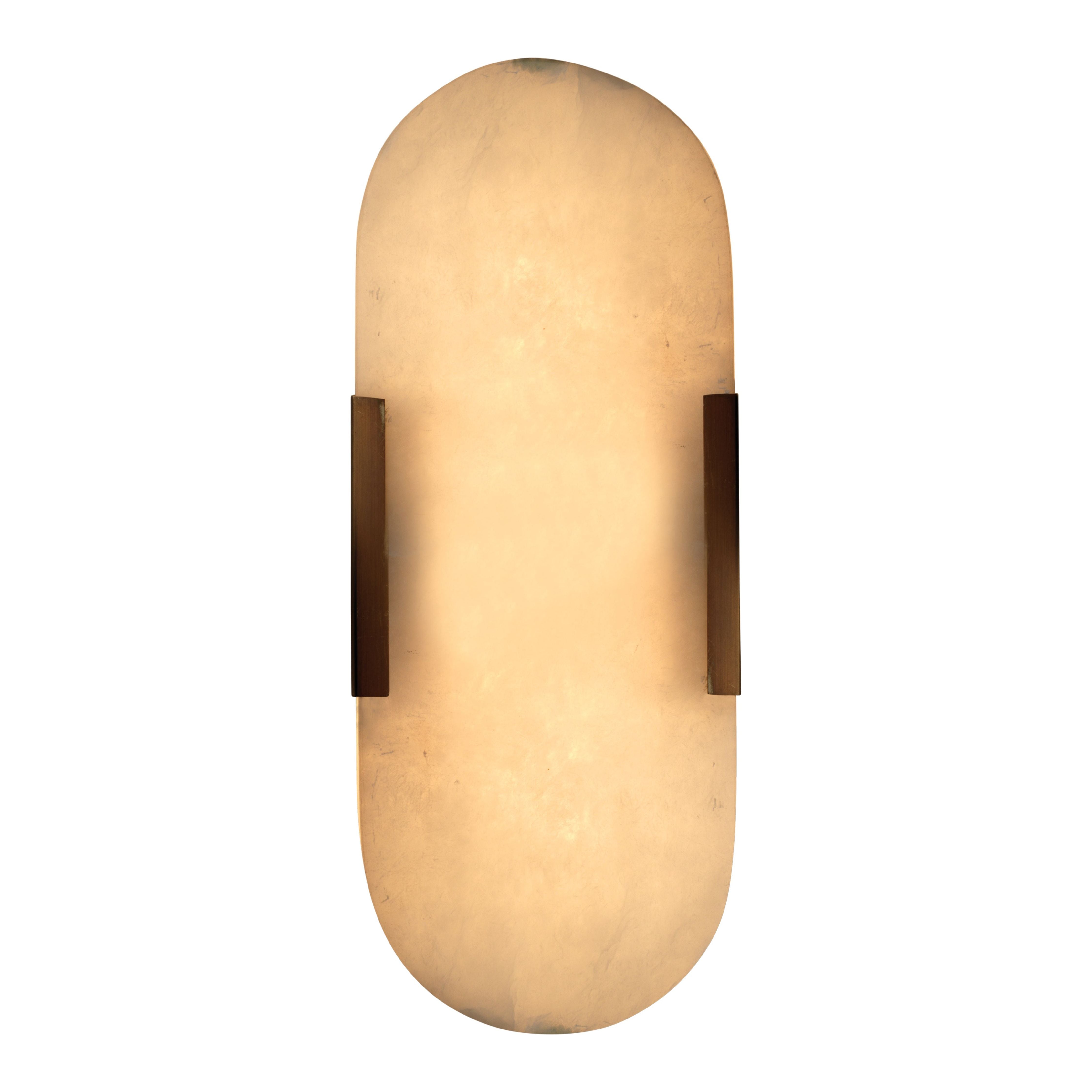 Delphi 2-Light Alabaster Wall Sconce by Jamie Young