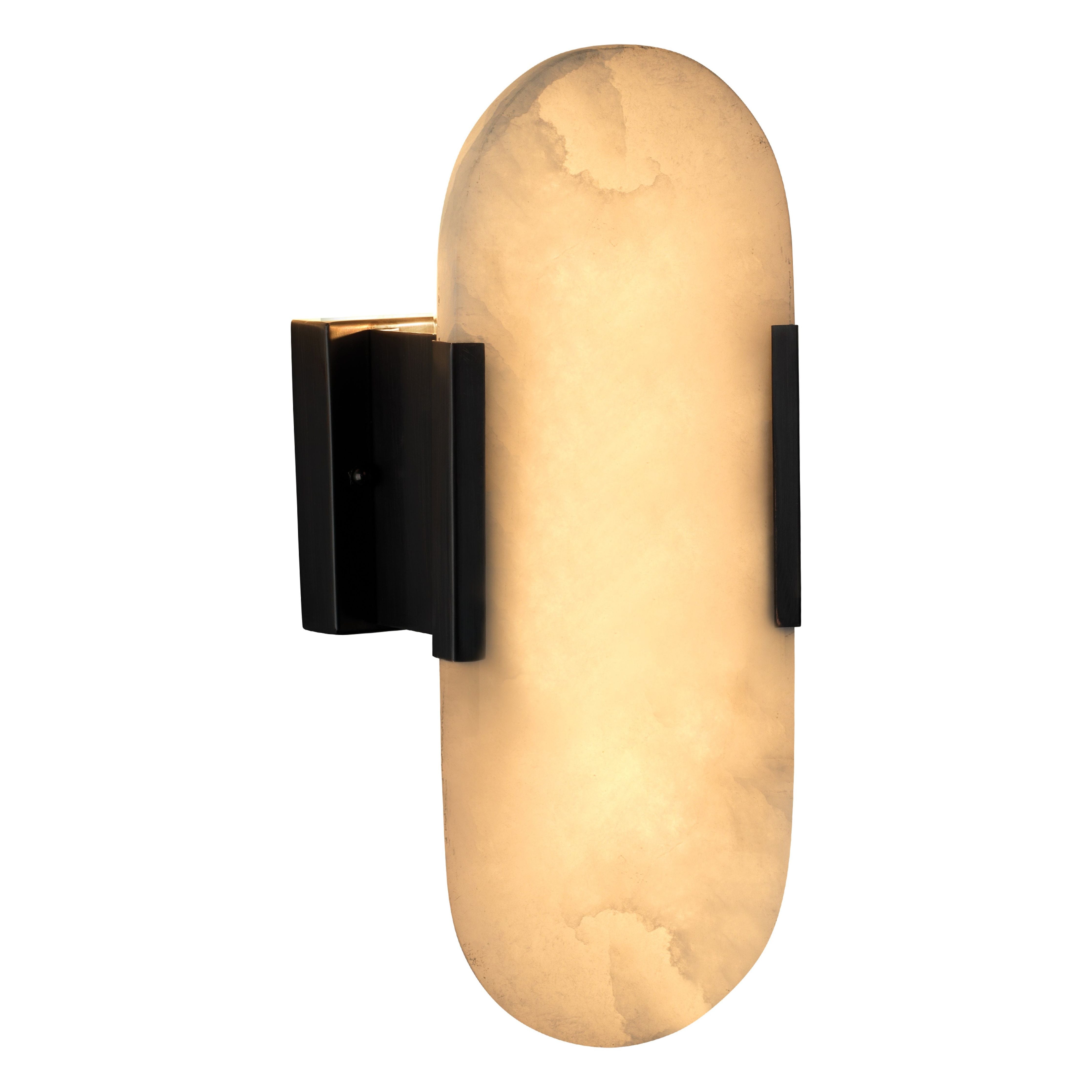 Delphi 2-Light Alabaster Wall Sconce by Jamie Young