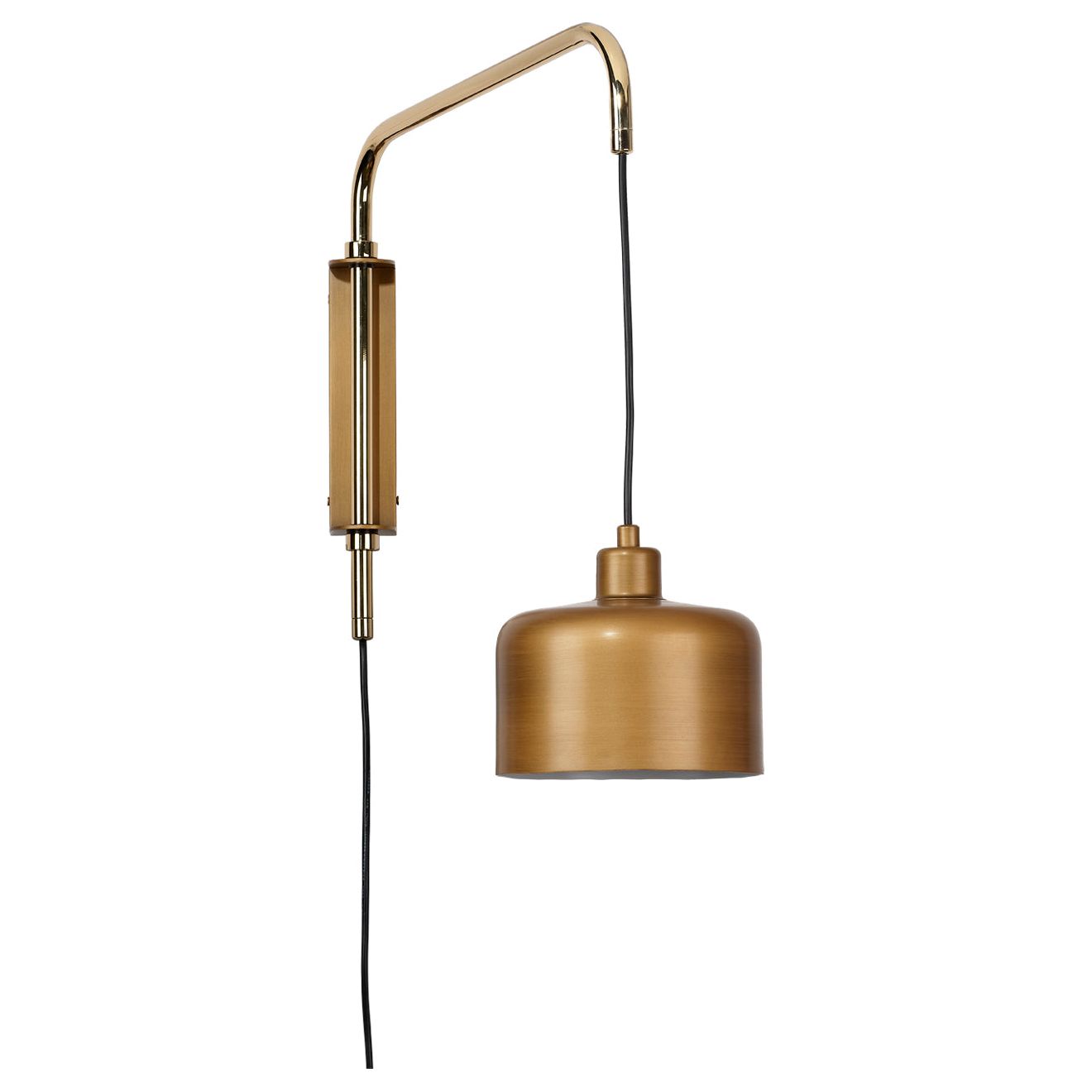 Jeno Swing Arm Wall Sconce, Small by Jamie Young