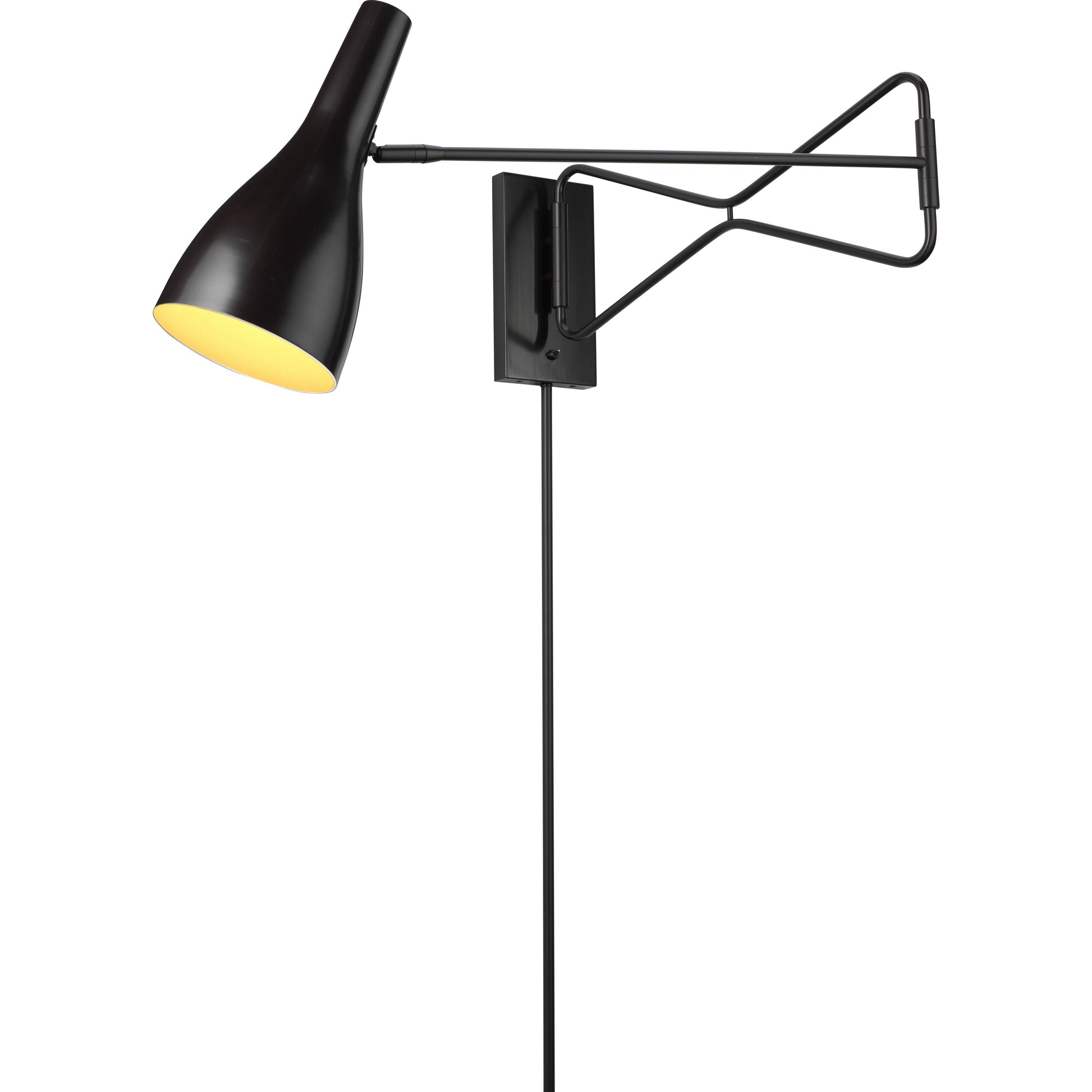 Lenz Swing Arm 1-Light Wall Sconce by Jamie Young