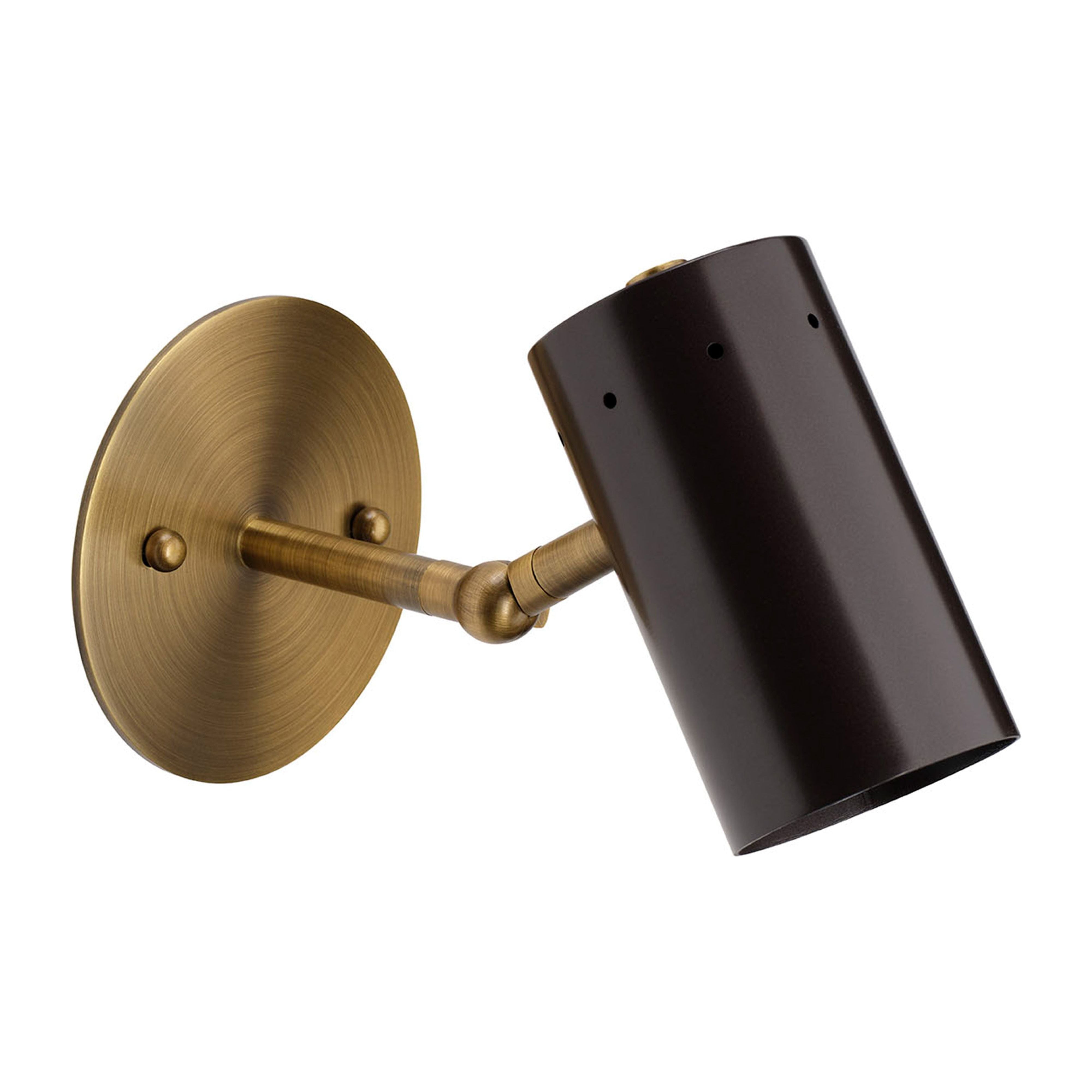 Milano 1-Light Sconce, Oiled Bronze by Jamie Young
