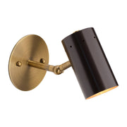 Milano 1-Light Sconce, Oiled Bronze by Jamie Young