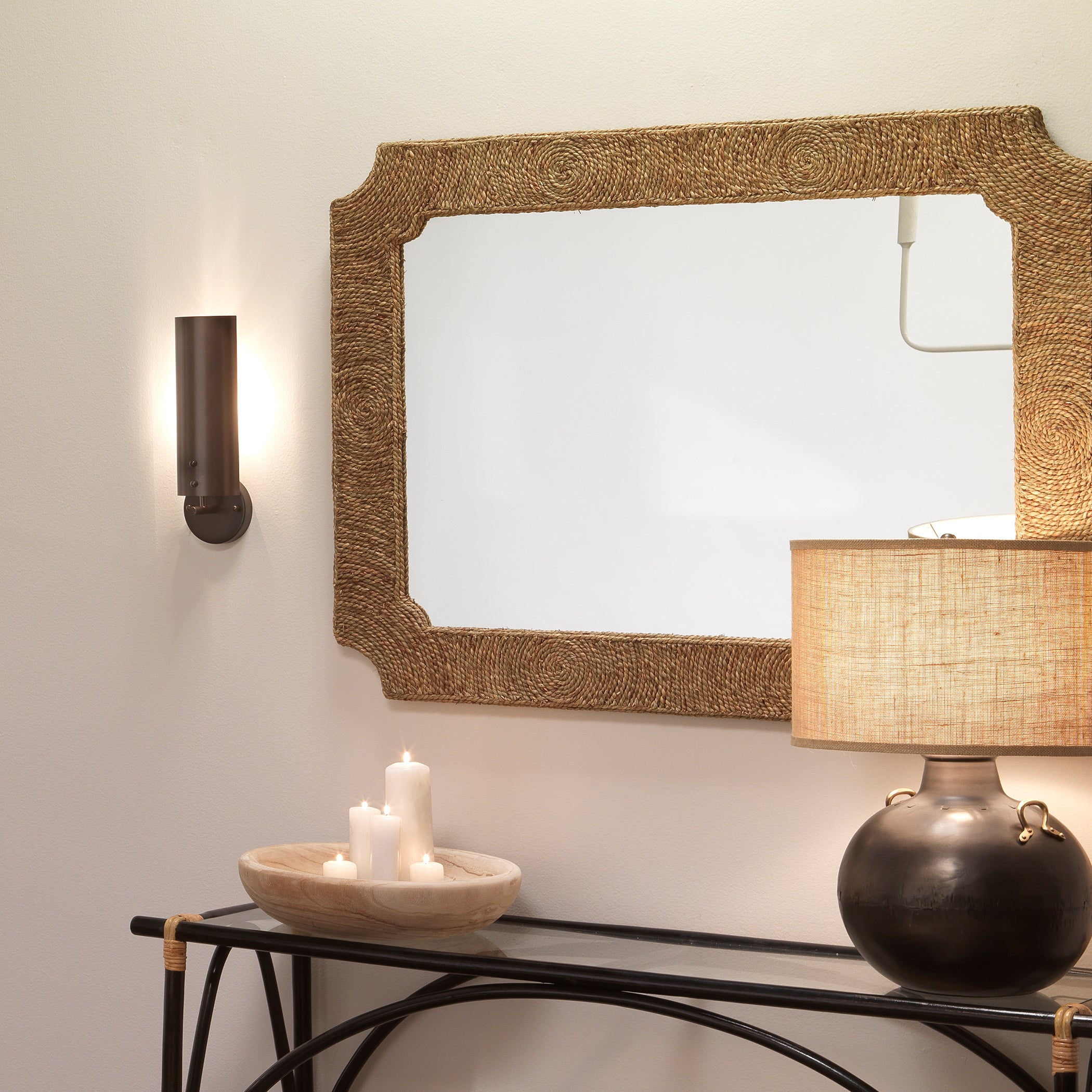 Olympic 1-Light Wall Sconce, Antique Brass Metal by Jamie Young