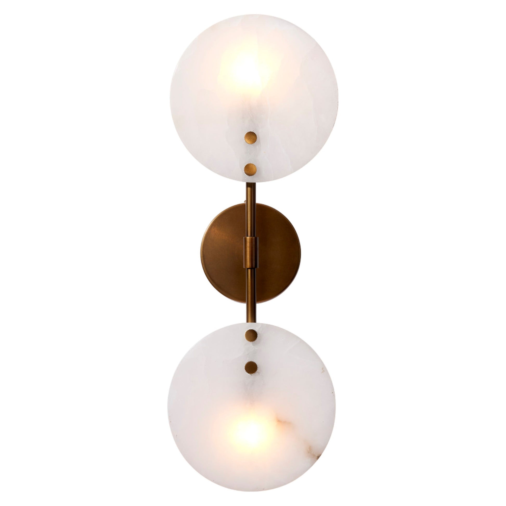 Oracle Alabaster Sconce by Jamie Young