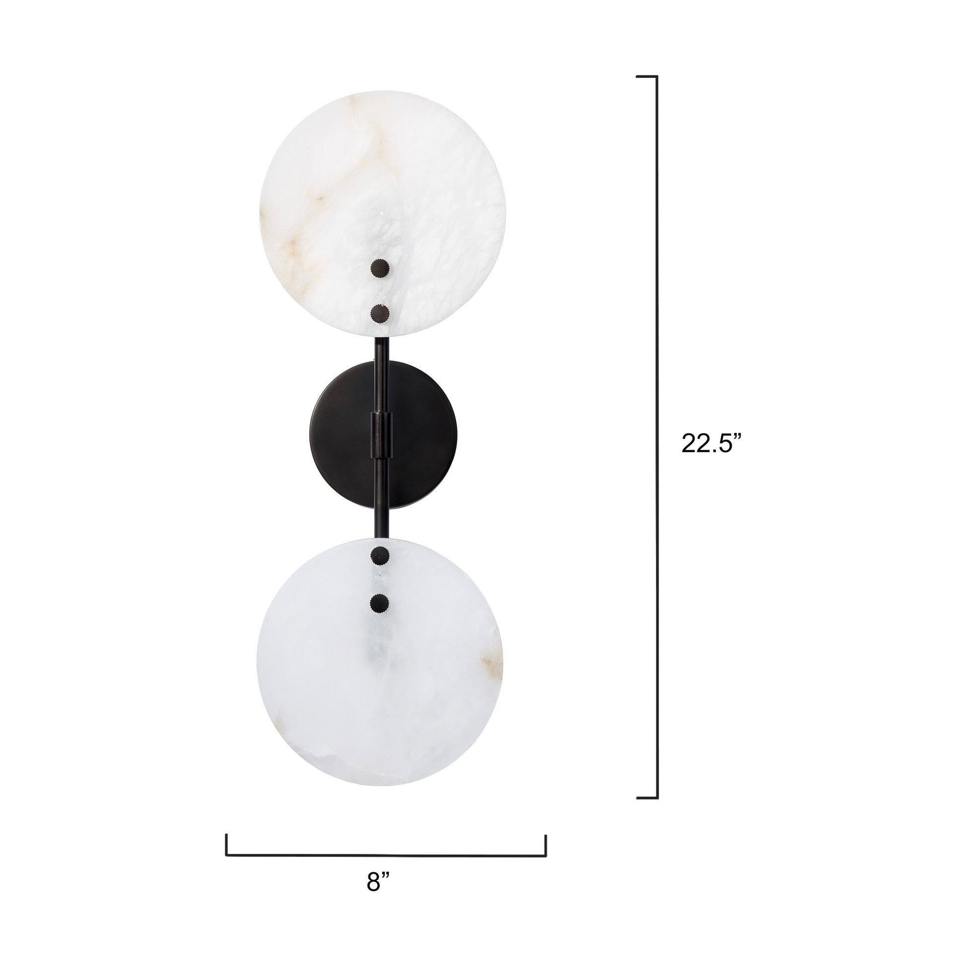 Oracle Alabaster Sconce by Jamie Young