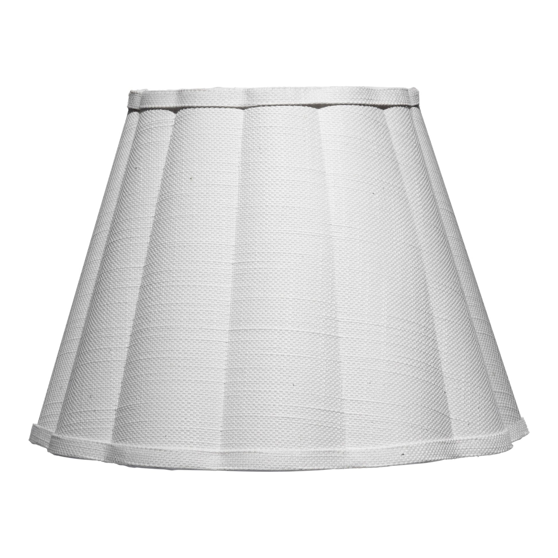 Scalloped 1-Light Wall Sconce, White Linen by Jamie Young