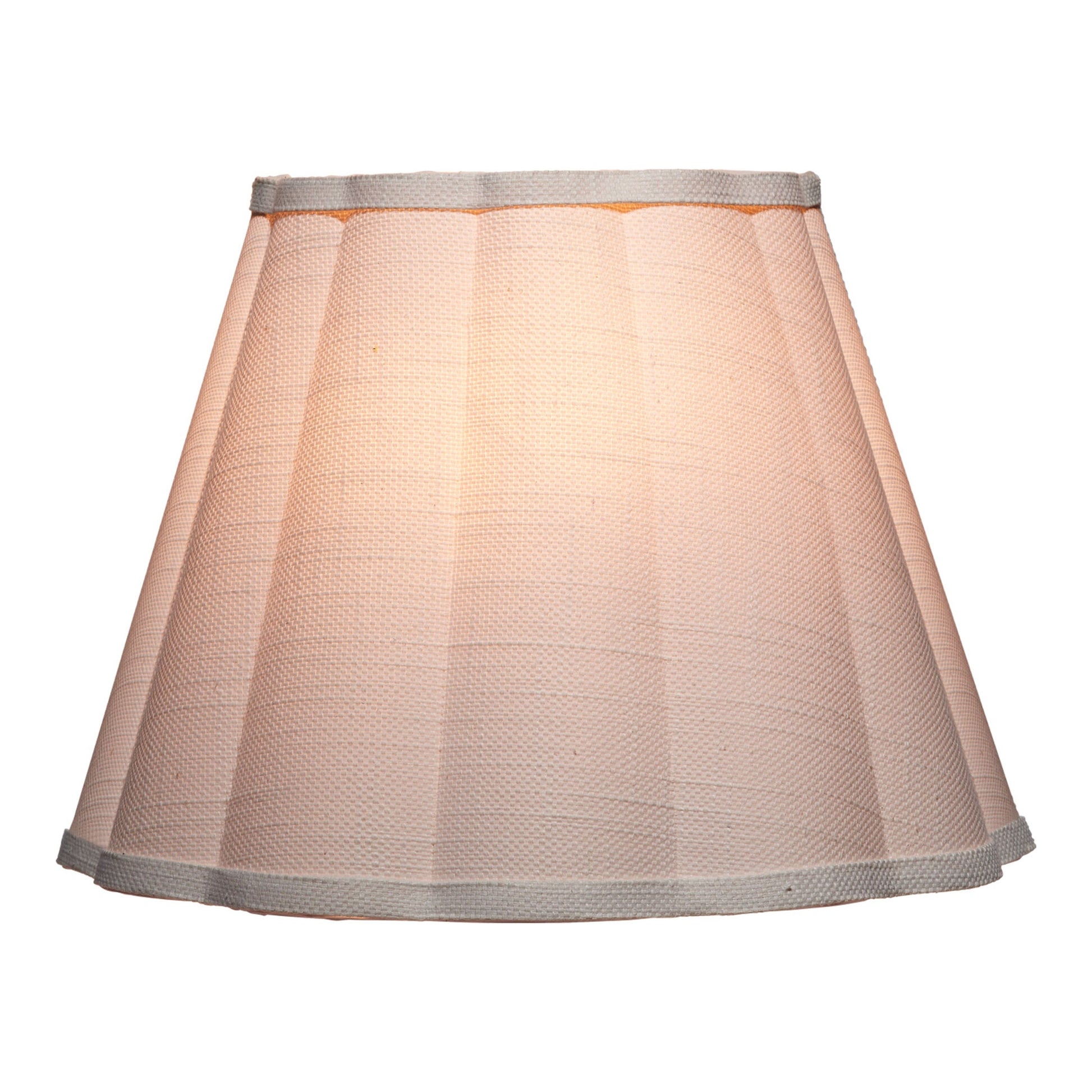 Scalloped 1-Light Wall Sconce, White Linen by Jamie Young