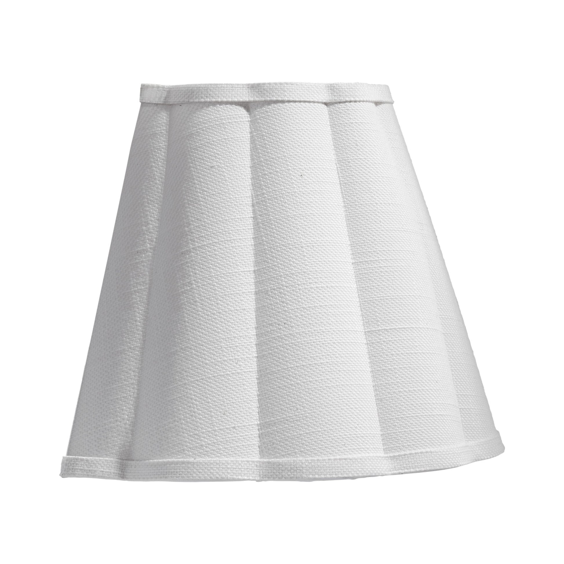 Scalloped 1-Light Wall Sconce, White Linen by Jamie Young