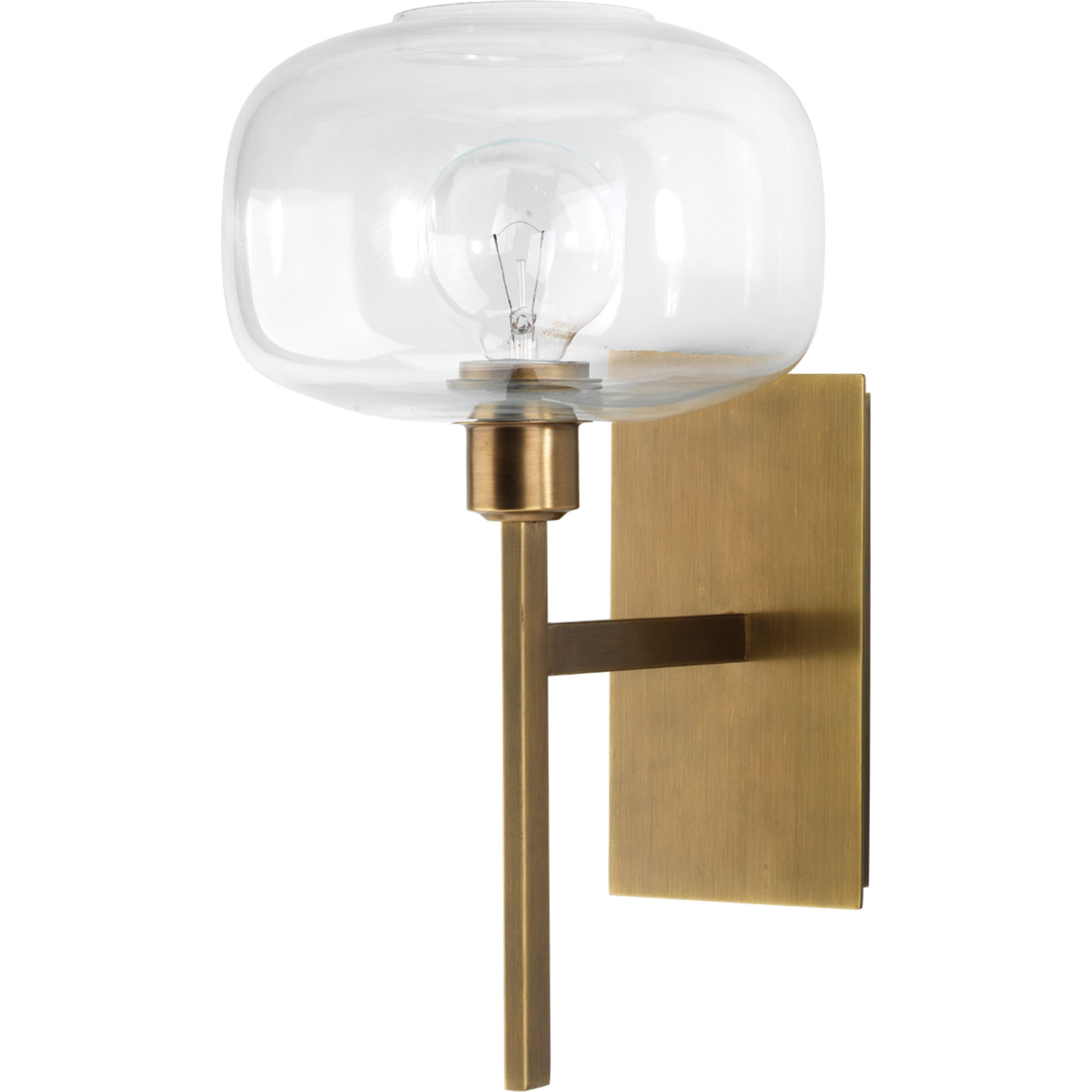 Scando Mod 1-Light Sconce, Antique Brass by Jamie Young