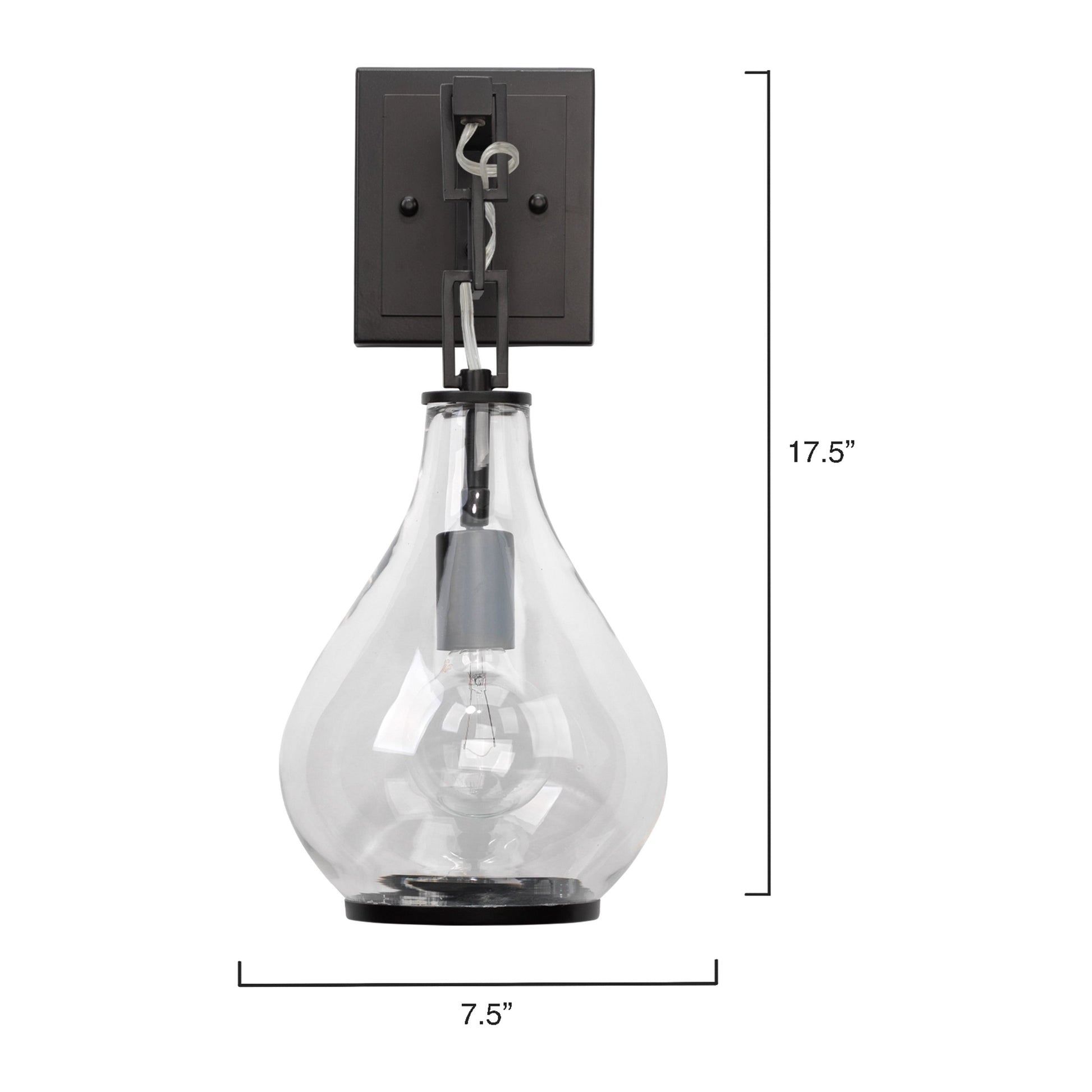 Tear Drop Hanging Wall Sconce by Jamie Young