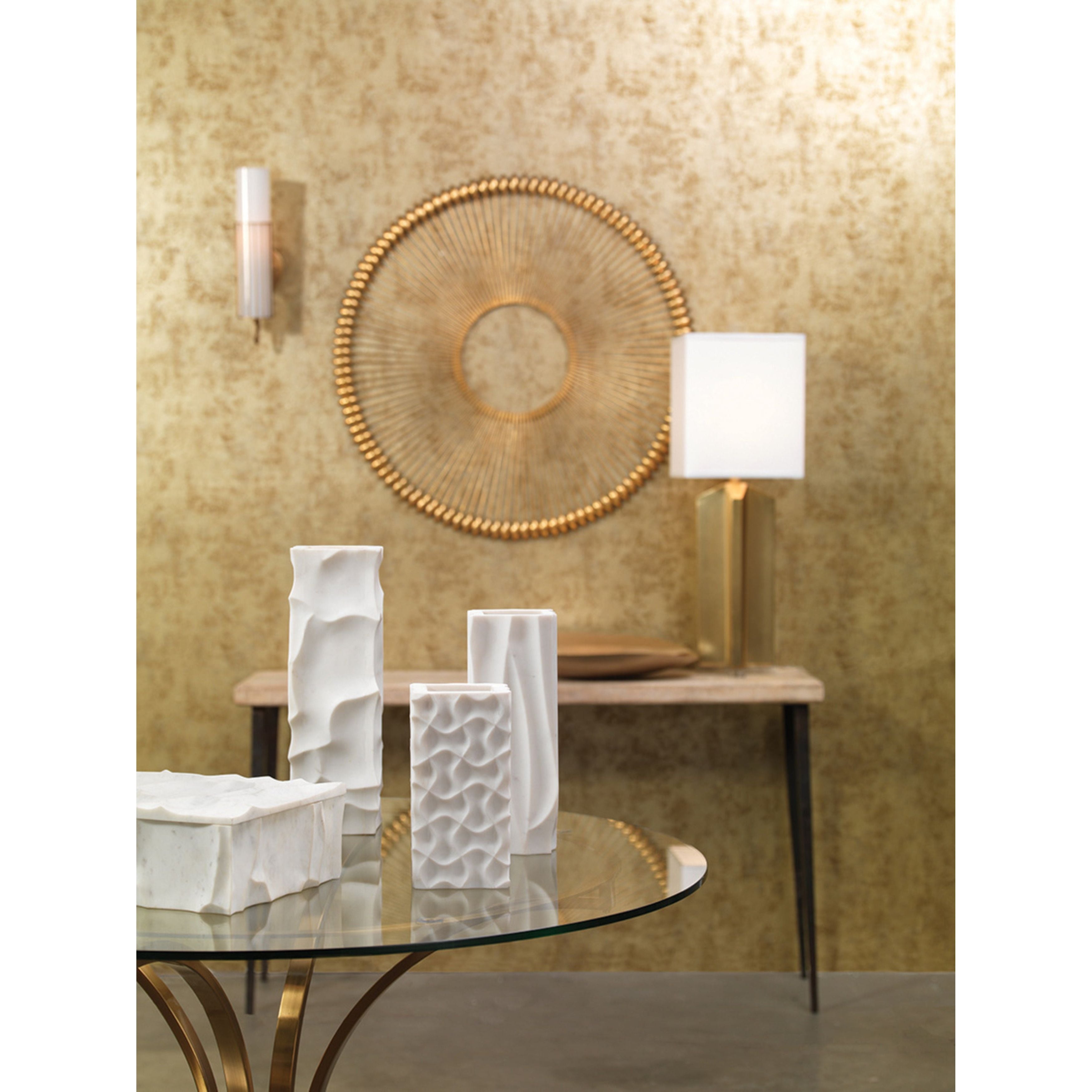 Torino 1-Light Wall Sconce, Antique Brass by Jamie Young