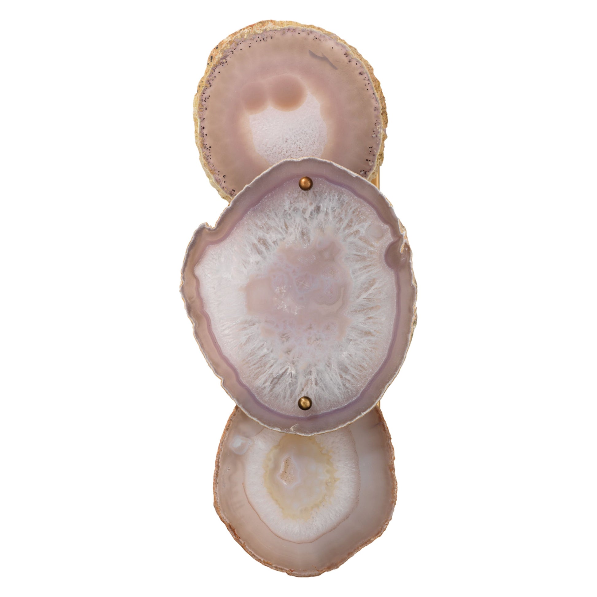 Trinity 1-Light Agate Wall Sconce by Jamie Young