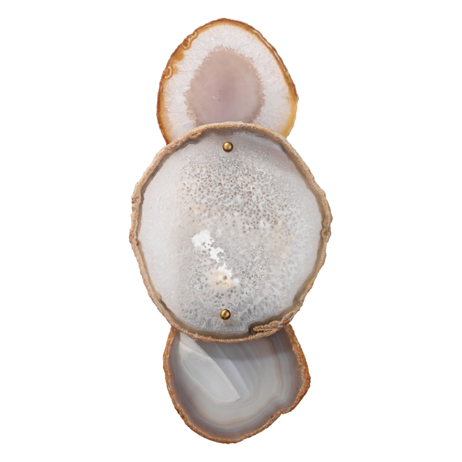 Trinity 1-Light Agate Wall Sconce by Jamie Young