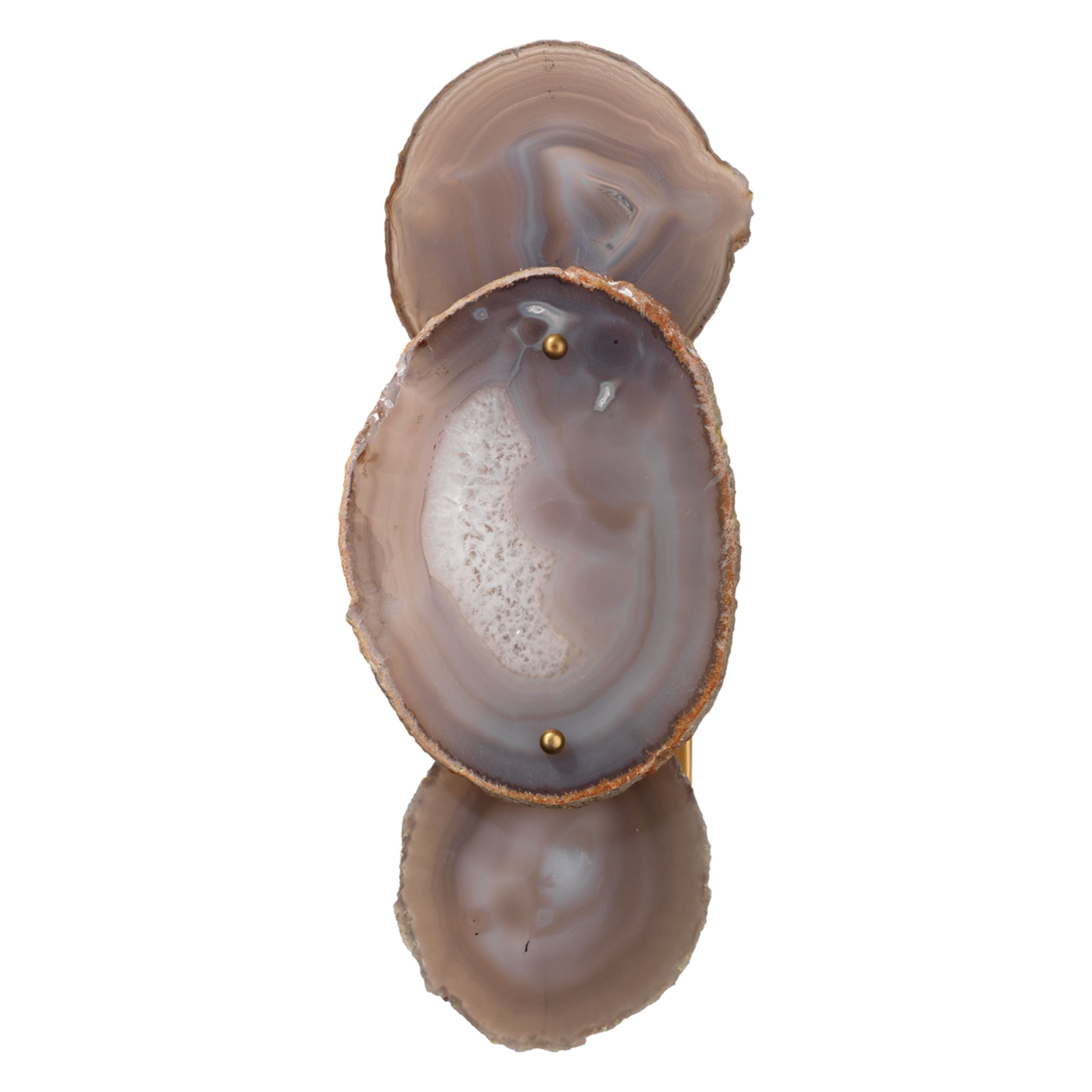 Trinity 1-Light Agate Wall Sconce by Jamie Young