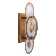Trinity 1-Light Agate Wall Sconce by Jamie Young