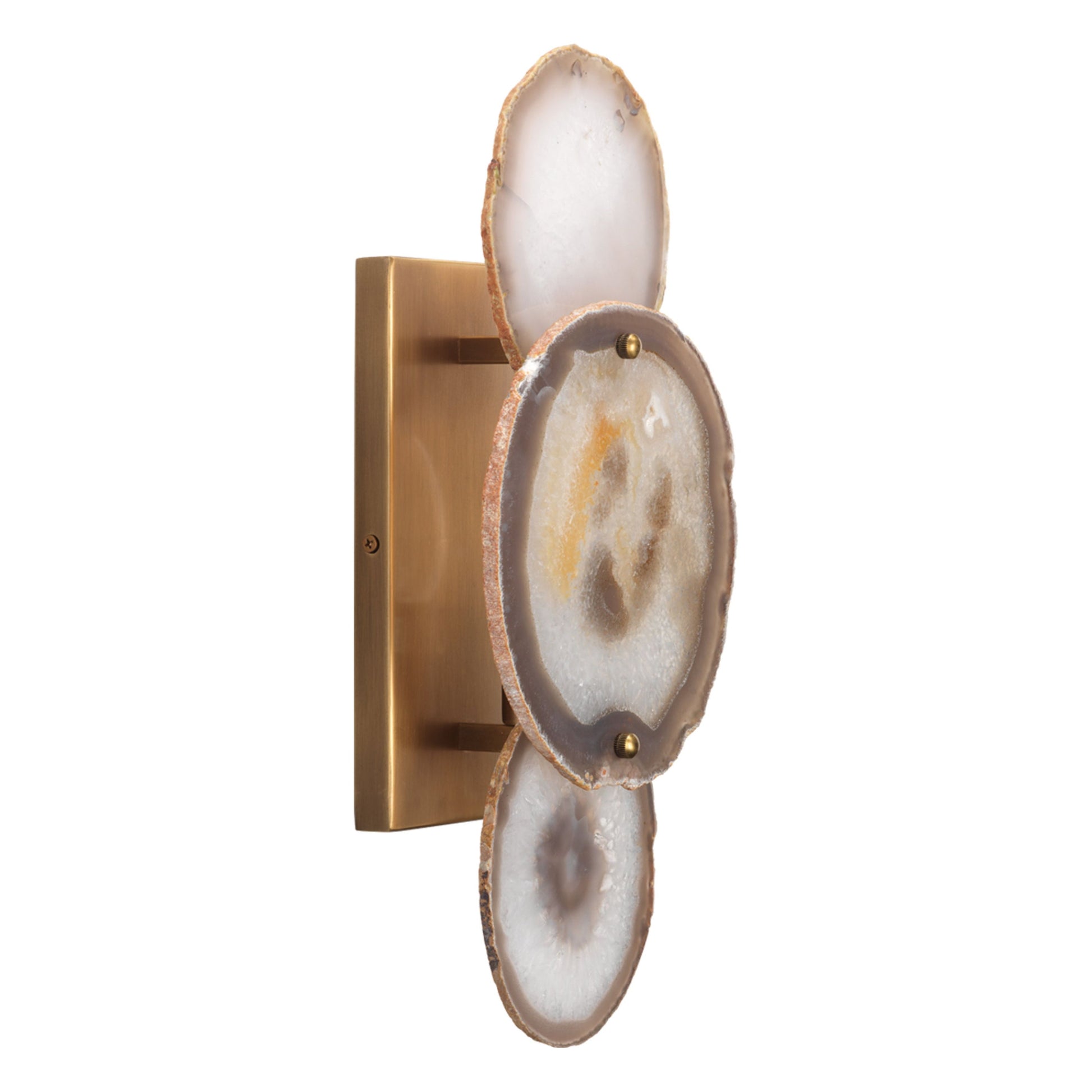 Trinity 1-Light Agate Wall Sconce by Jamie Young