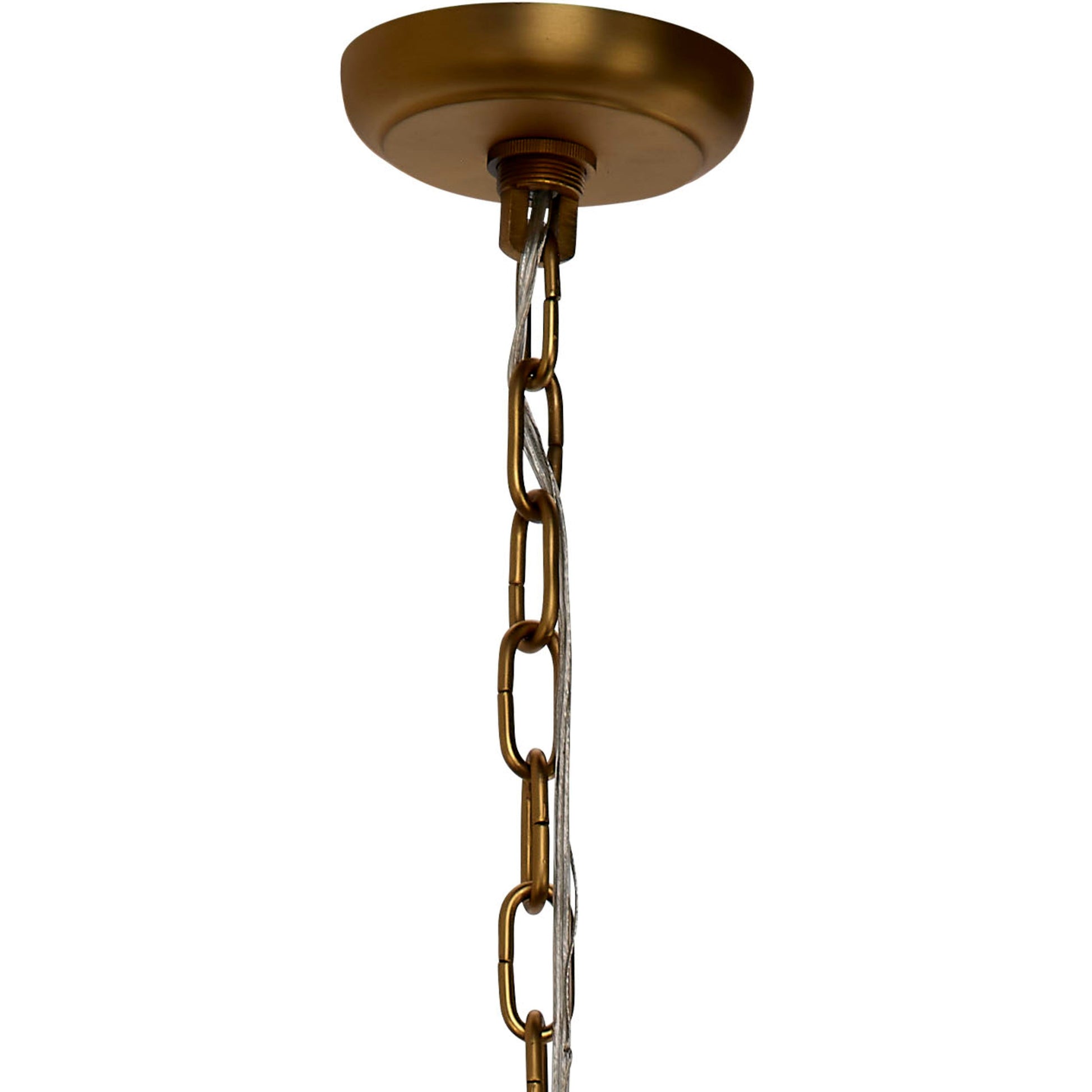 Arcade 10-Light Blown Glass Chandelier, Blue by Jamie Young