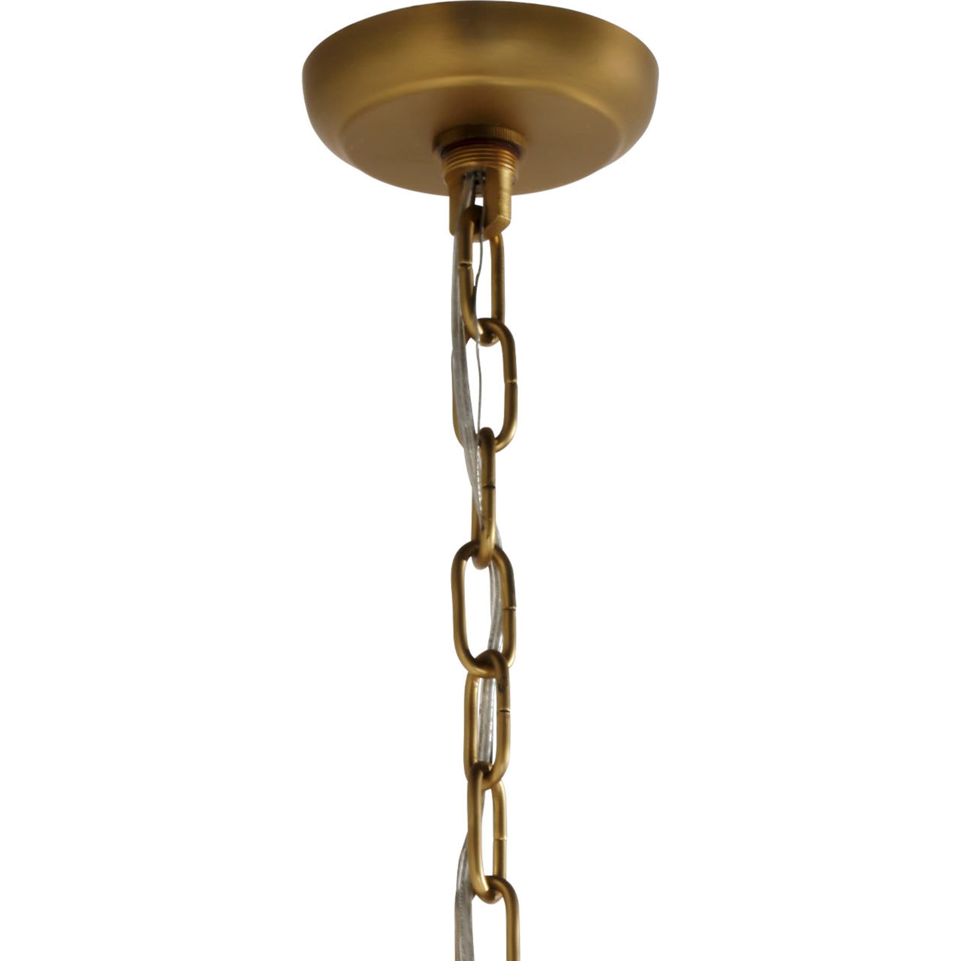 Arcade 10-Light Blown Glass Chandelier, Taupe by Jamie Young