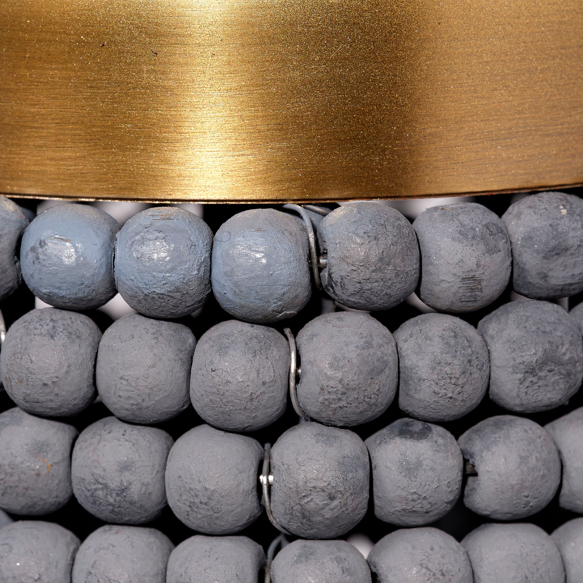 Big Sur 1-Light Beaded Chandelier, Slate Blue by Jamie Young