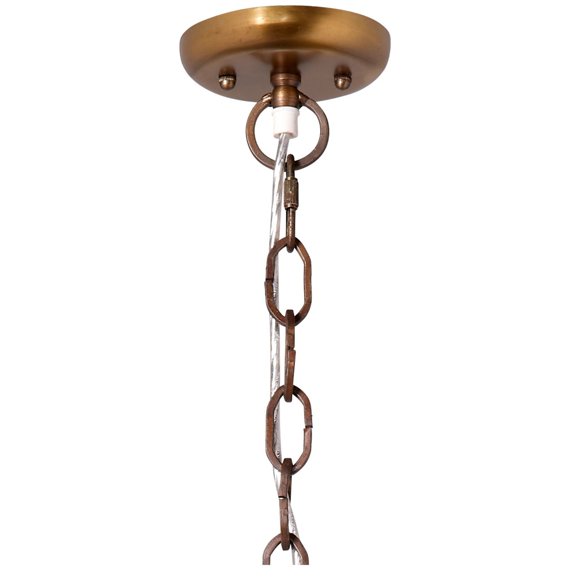Big Sur 1-Light Beaded Chandelier, Slate Blue by Jamie Young