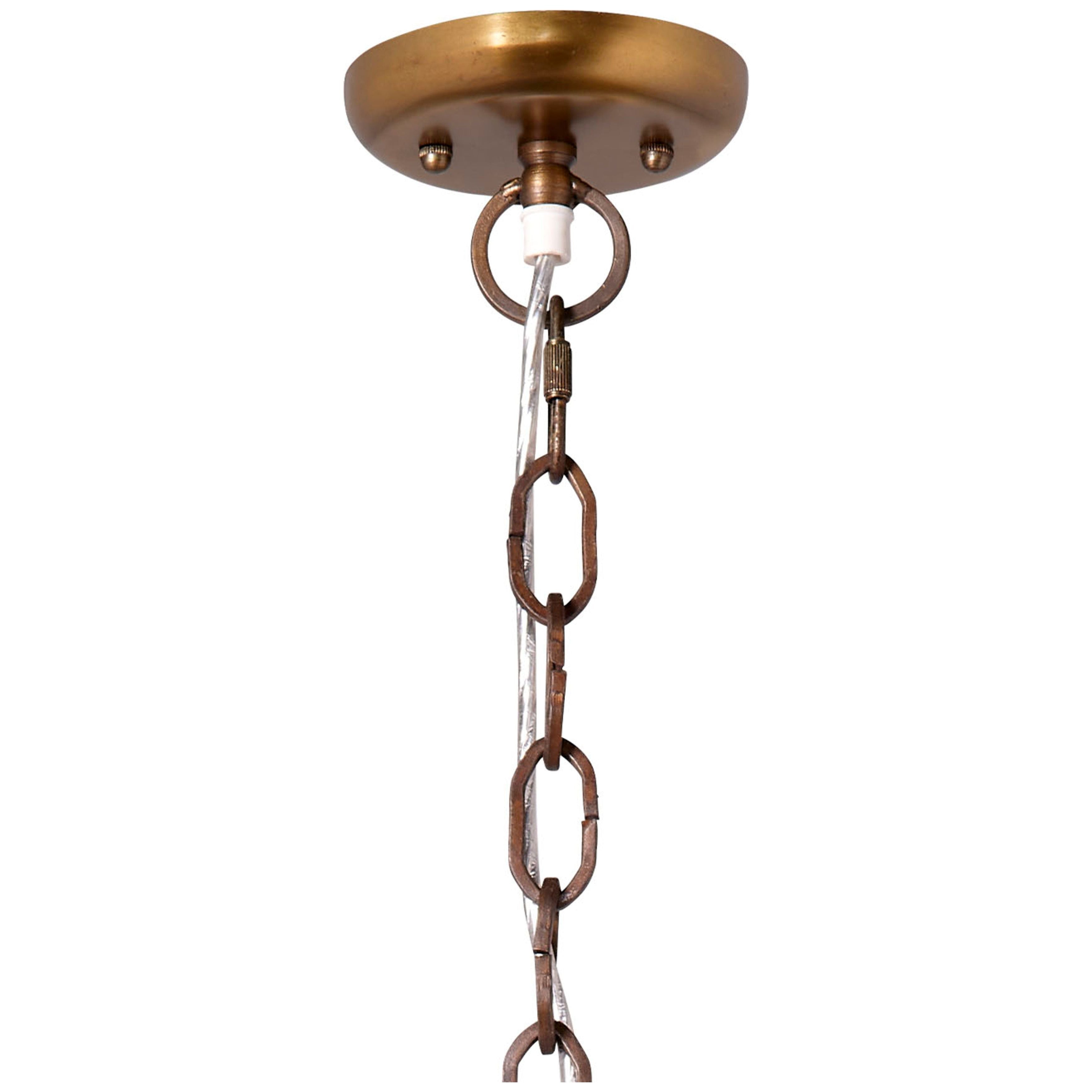Big Sur 1-Light Beaded Chandelier, Slate Blue by Jamie Young