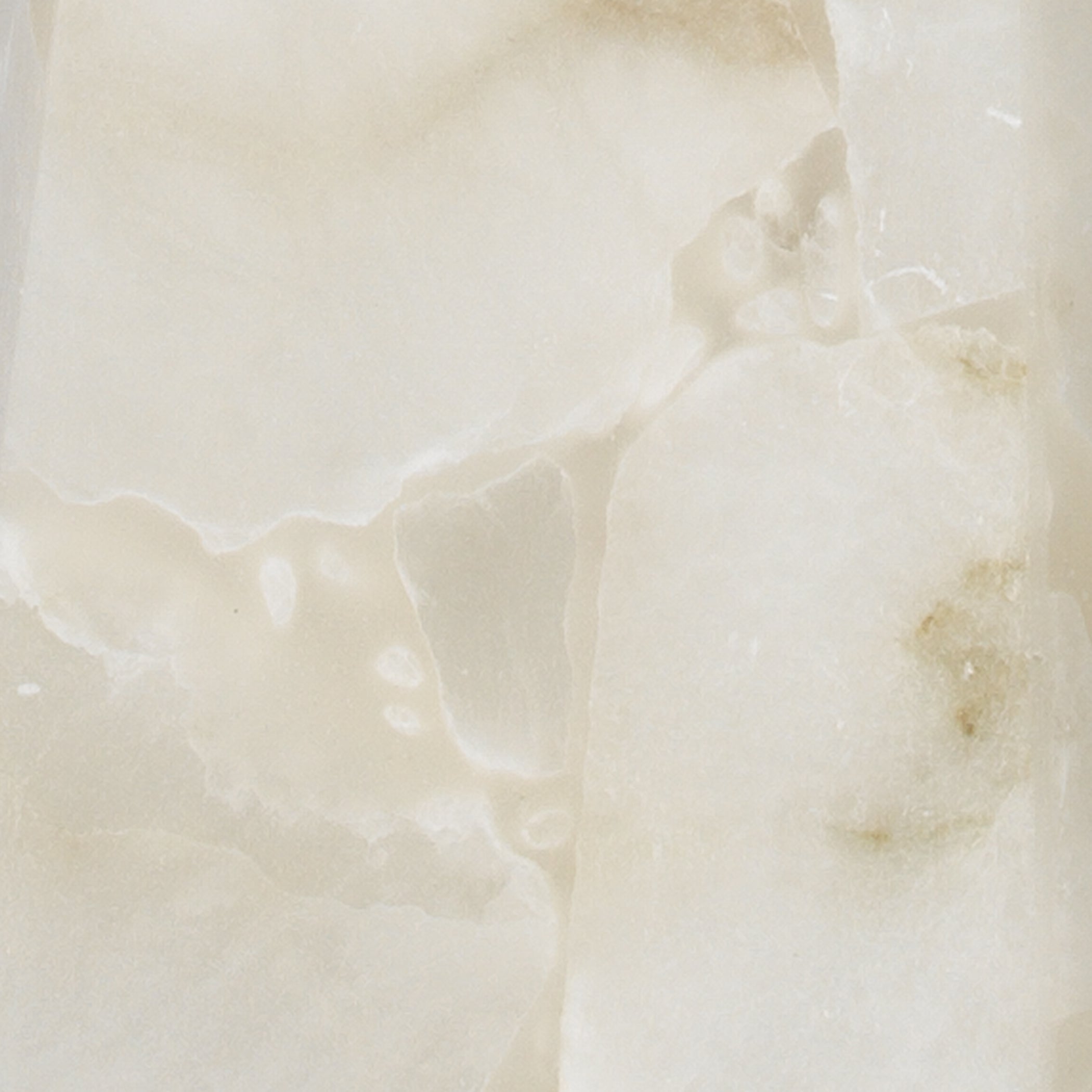 Borealis Alabaster Tall Hexagon 1-Light Pendant by Jamie Young